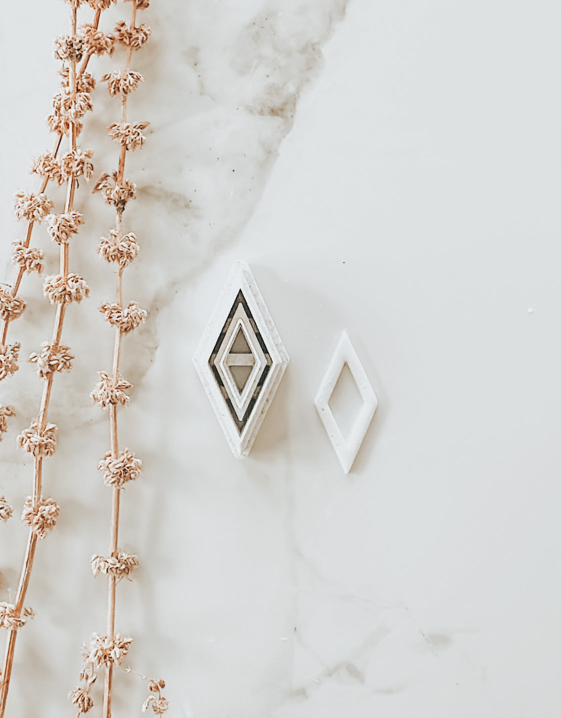 Basic Skinny Diamond Clay Cutter