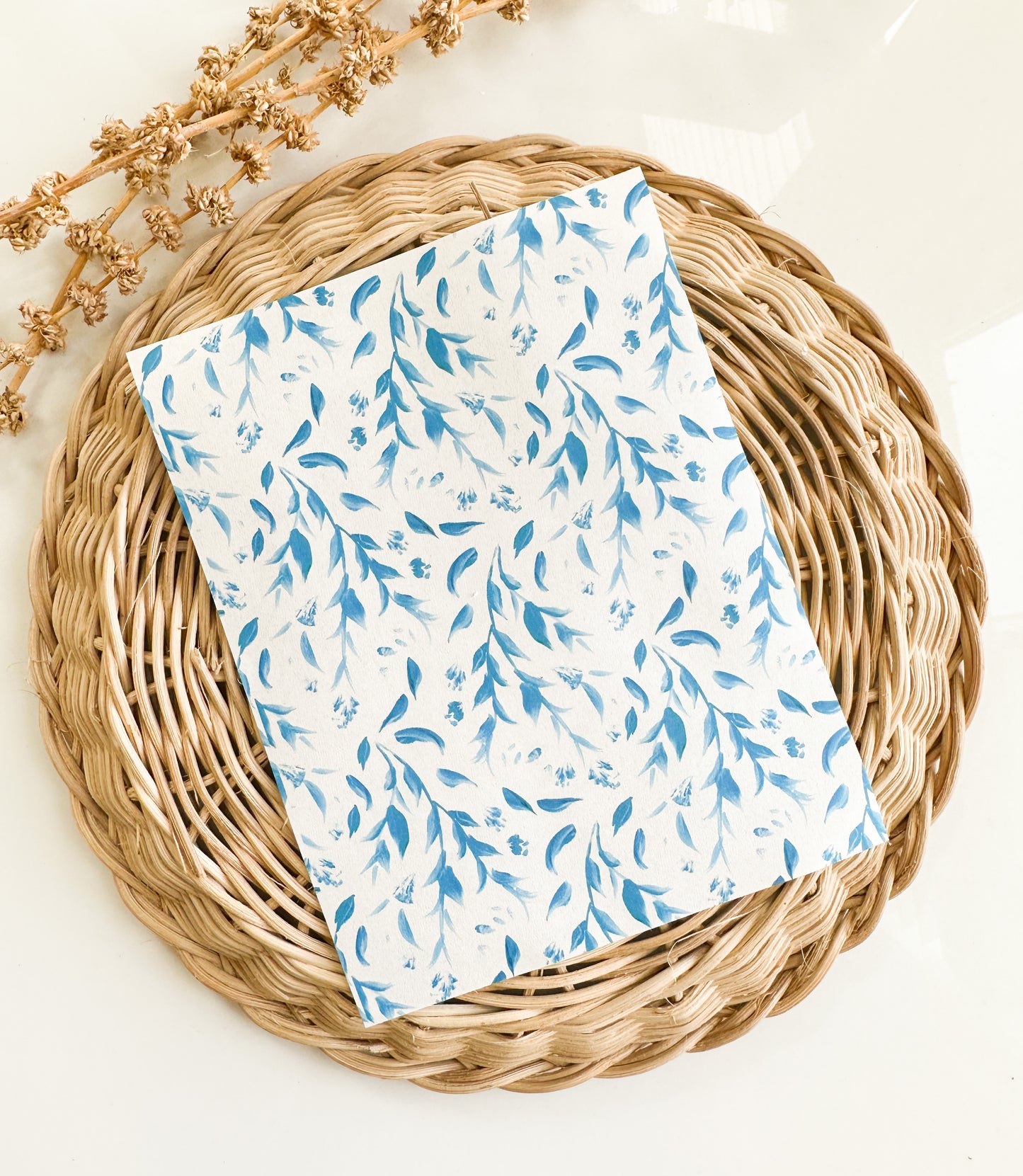 Transfer Paper 86 (Paint Brush Blue Stems)