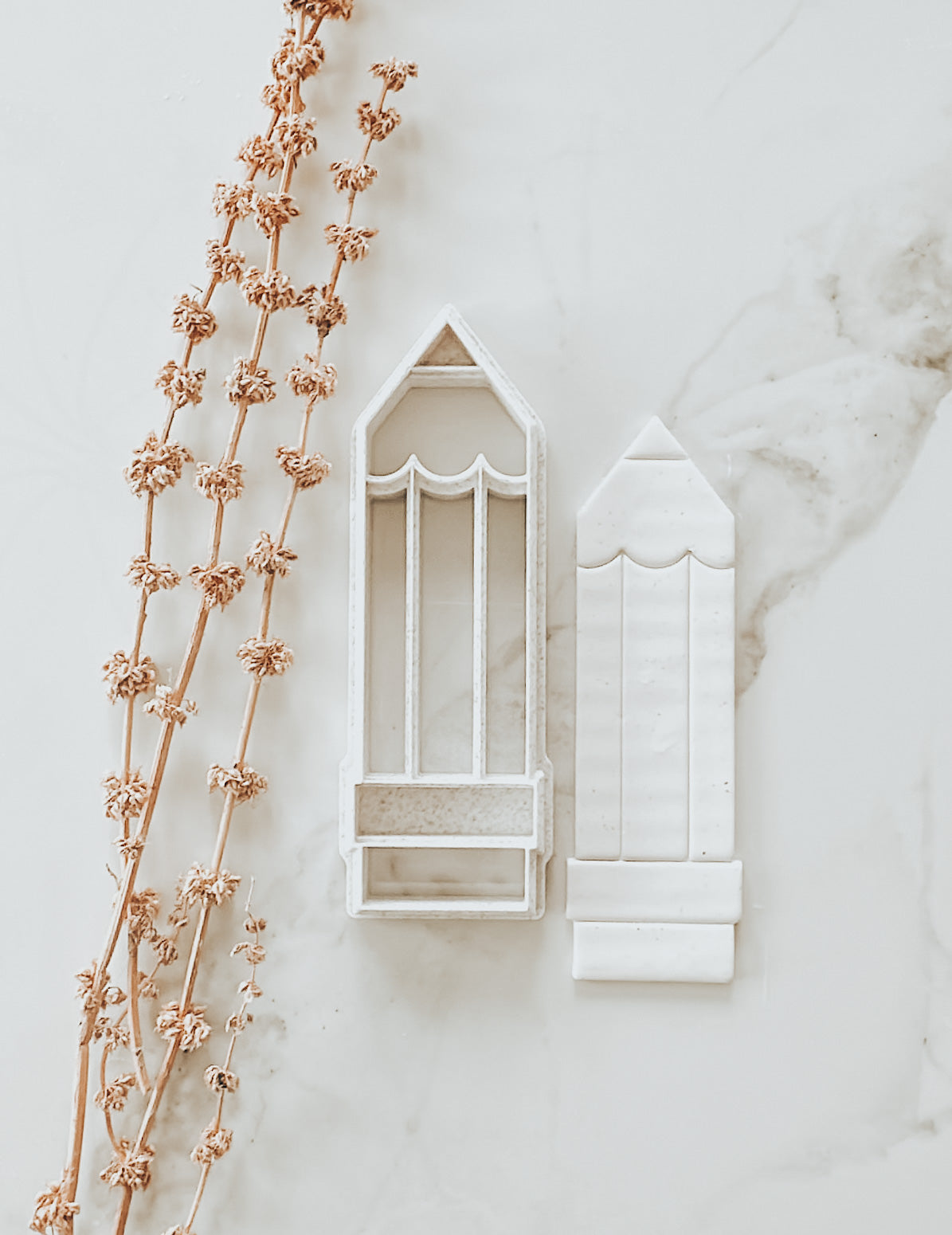 Boho Pencil Clay Bookmark Cutter