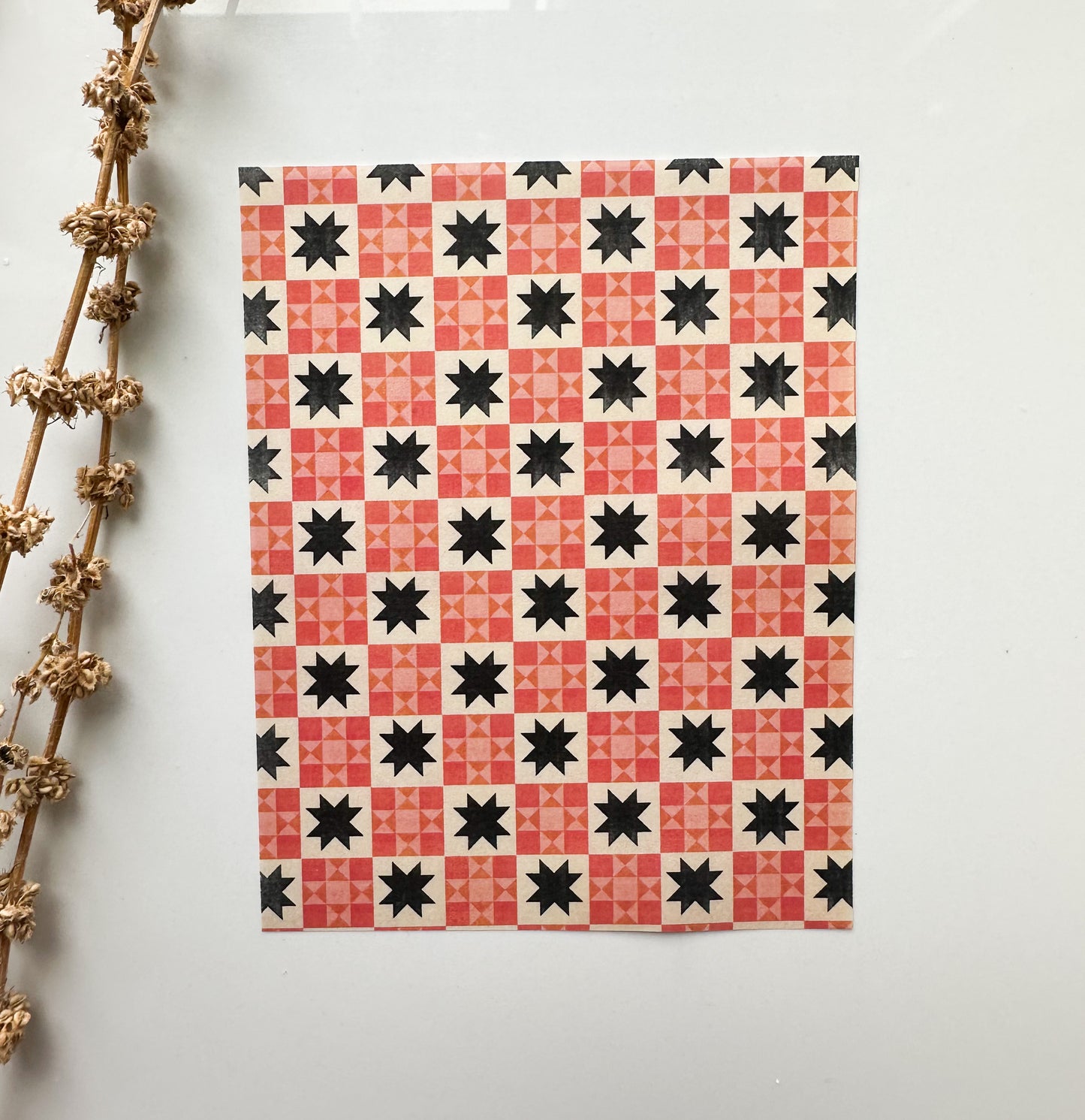 Transfer Paper 03 (Aztec Red & Pink)