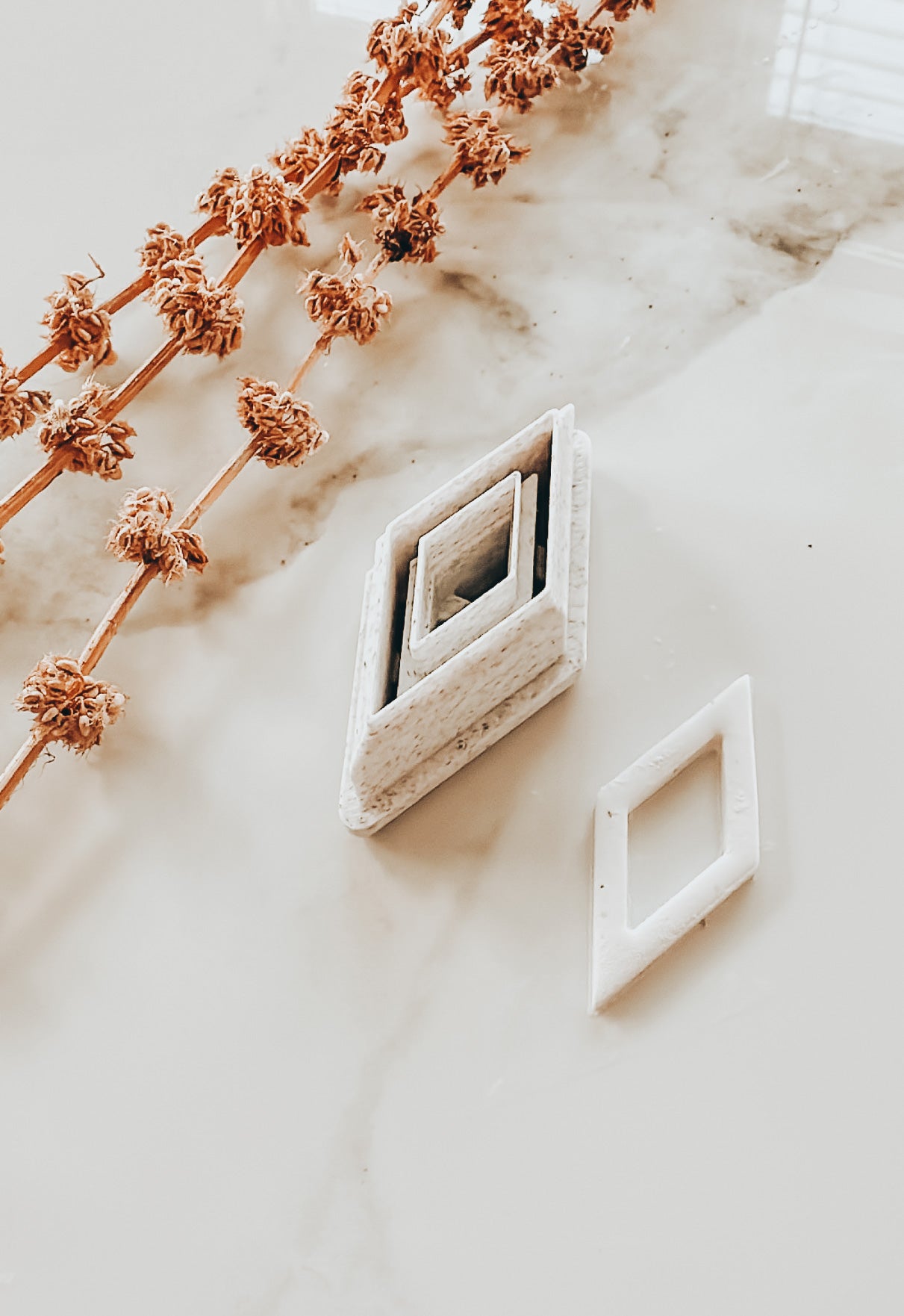 Basic Skinny Diamond Clay Cutter
