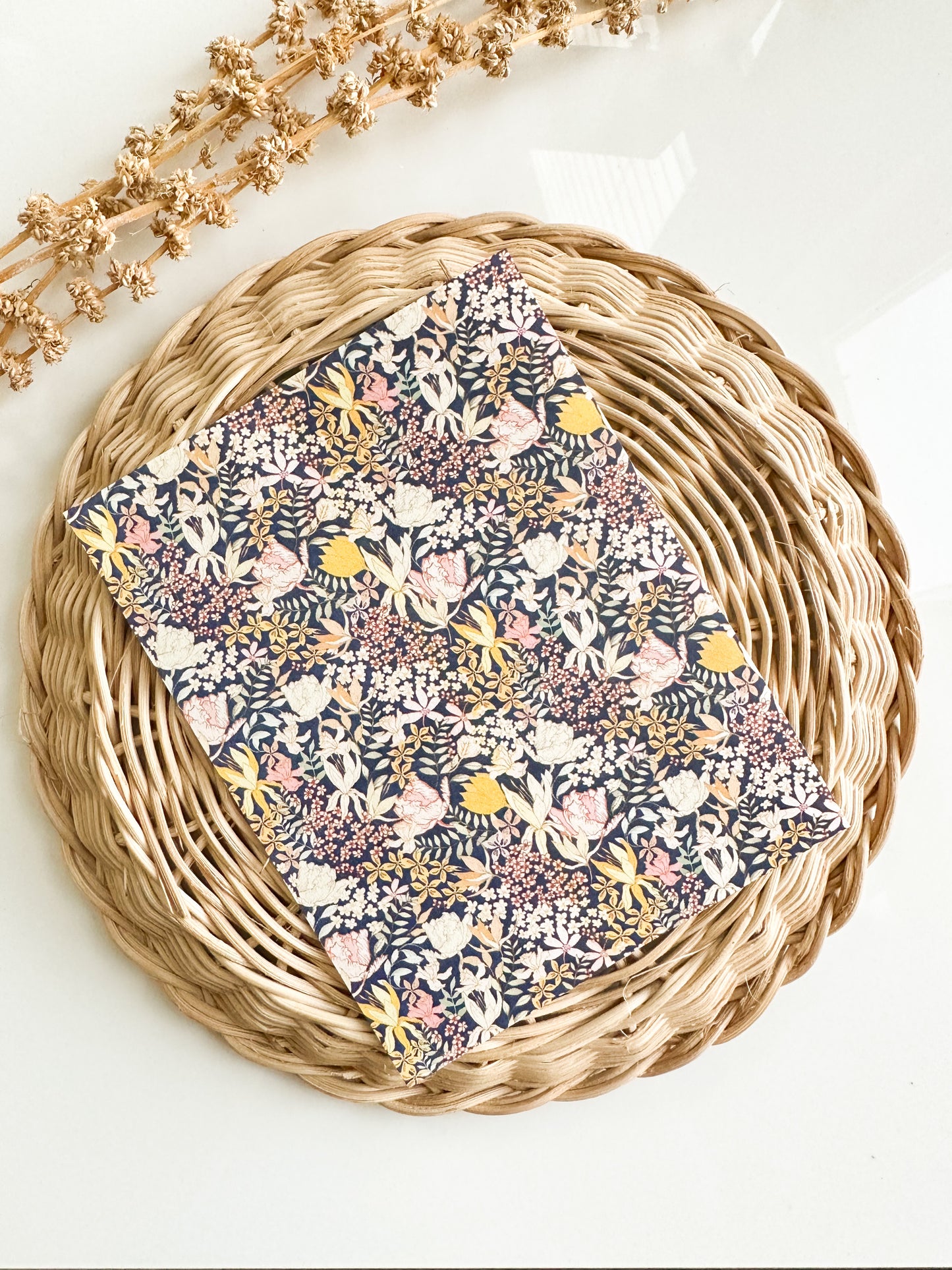 Transfer Paper 48 (Dark Blue Vintage Floral)