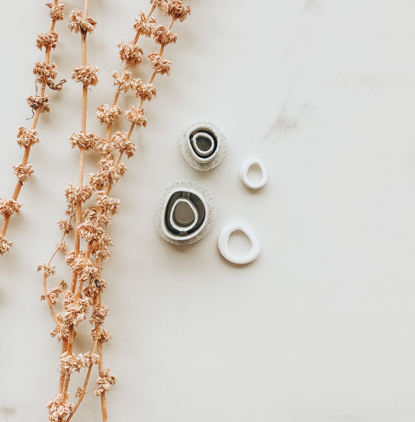 Renay Small Organic Ring Clay Cutters