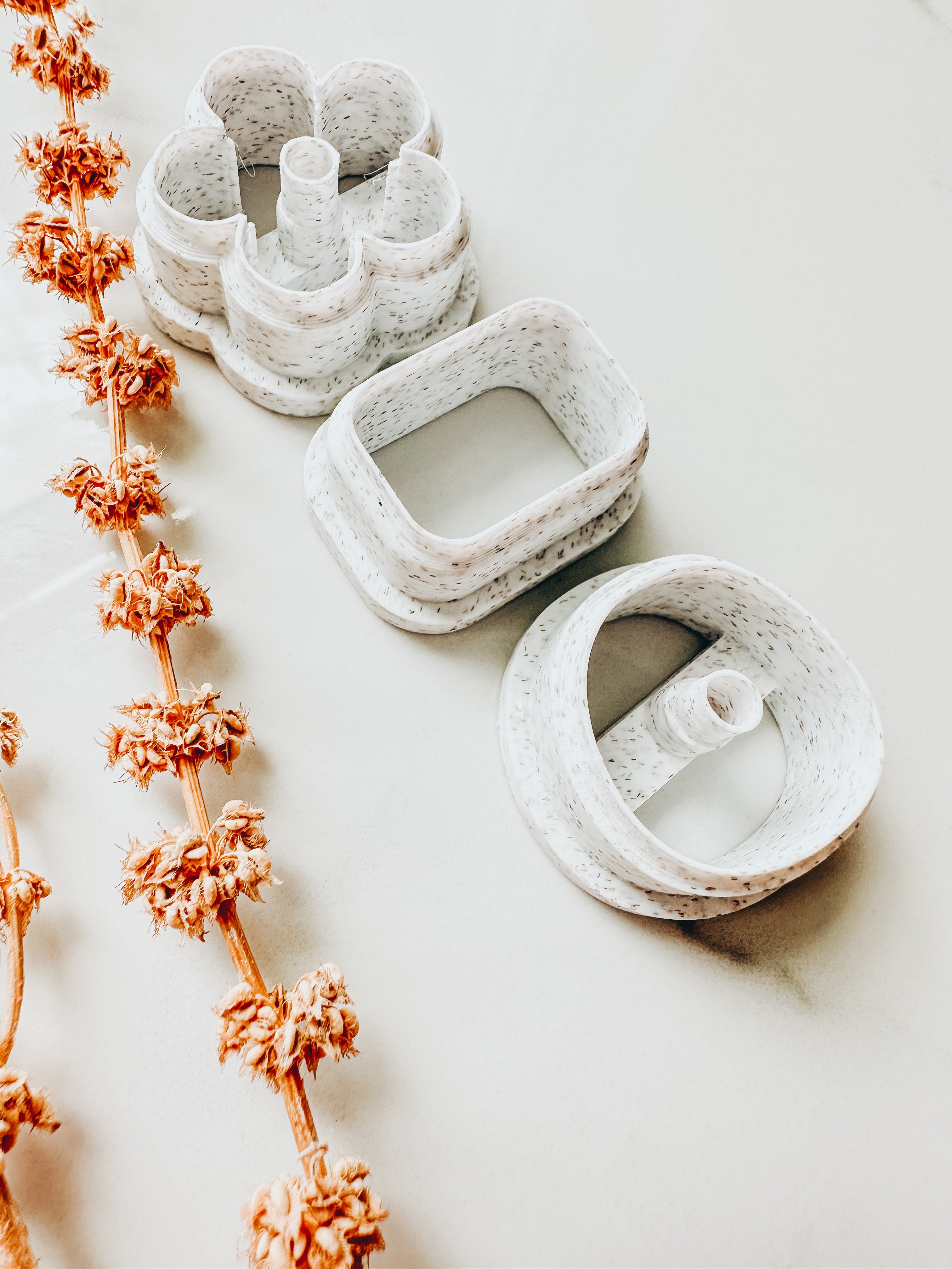 Flora Clay Cutter Set For Clay Earrings