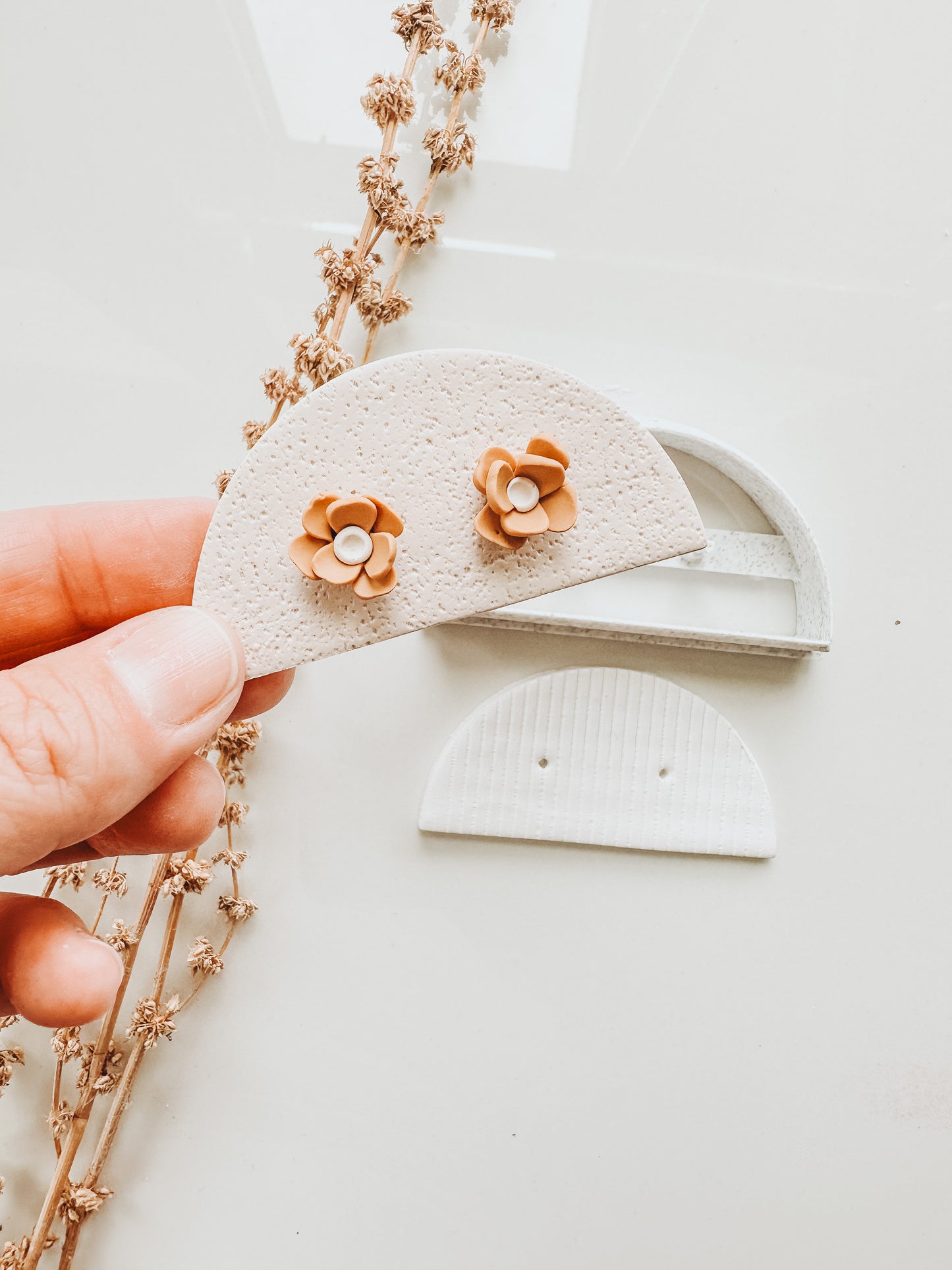 Half Circle Earring Card Clay Cutters