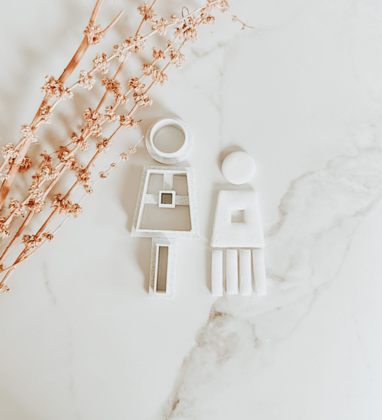 Sky 3 Piece Statement Dangle Clay Cutter Set
