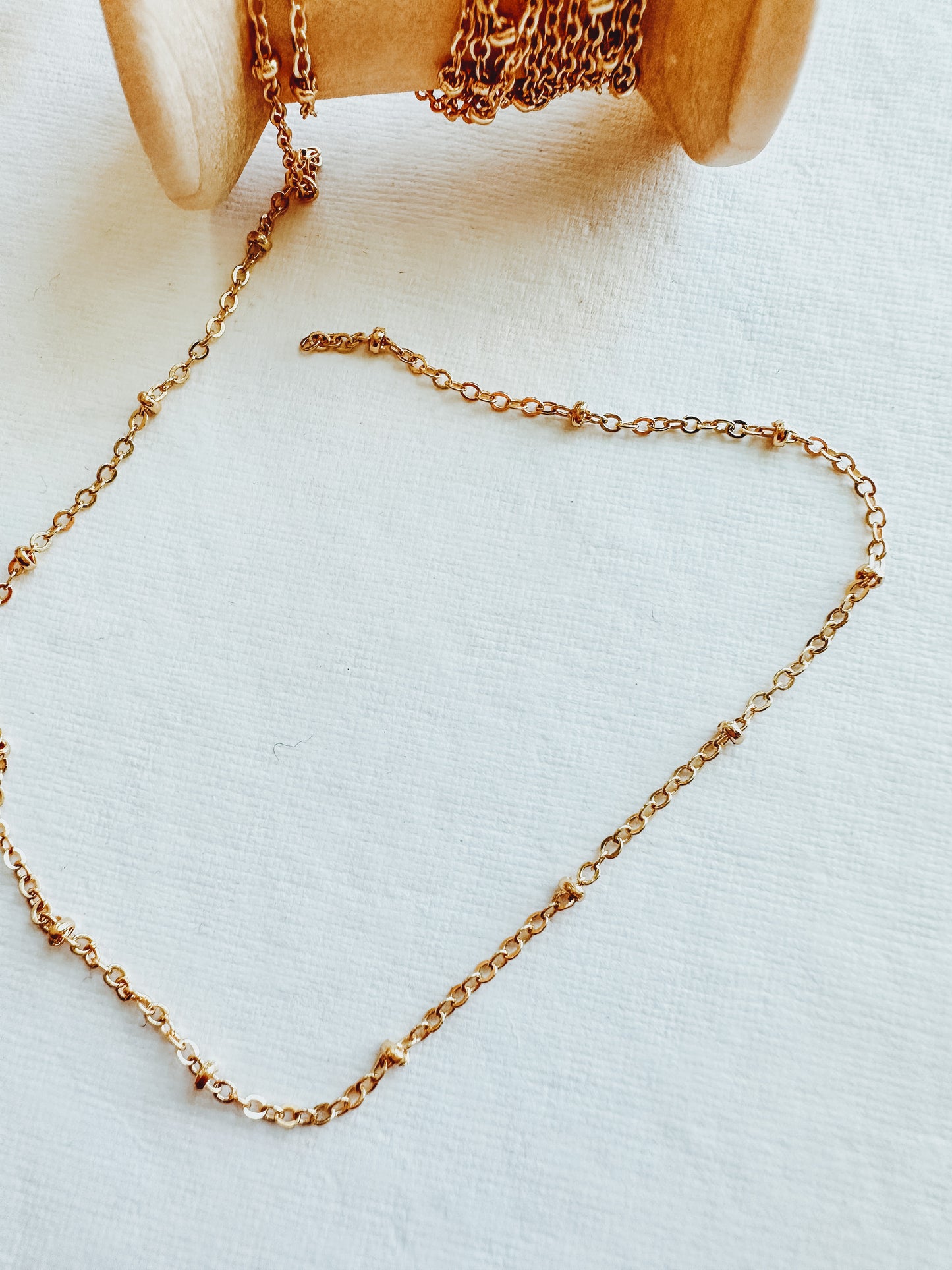 Gold Plated Satellite Chain (3 ft)