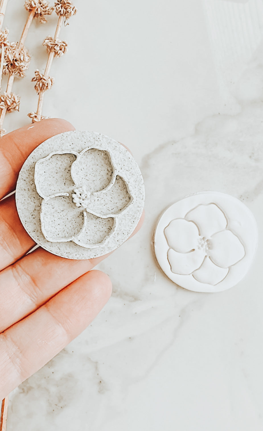 Flower Clay Stamp