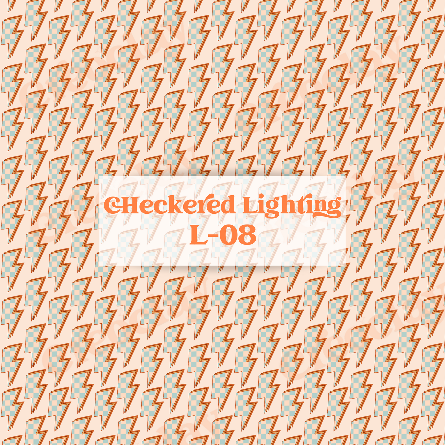 Transfer Paper 41 (Checkered Lightning)
