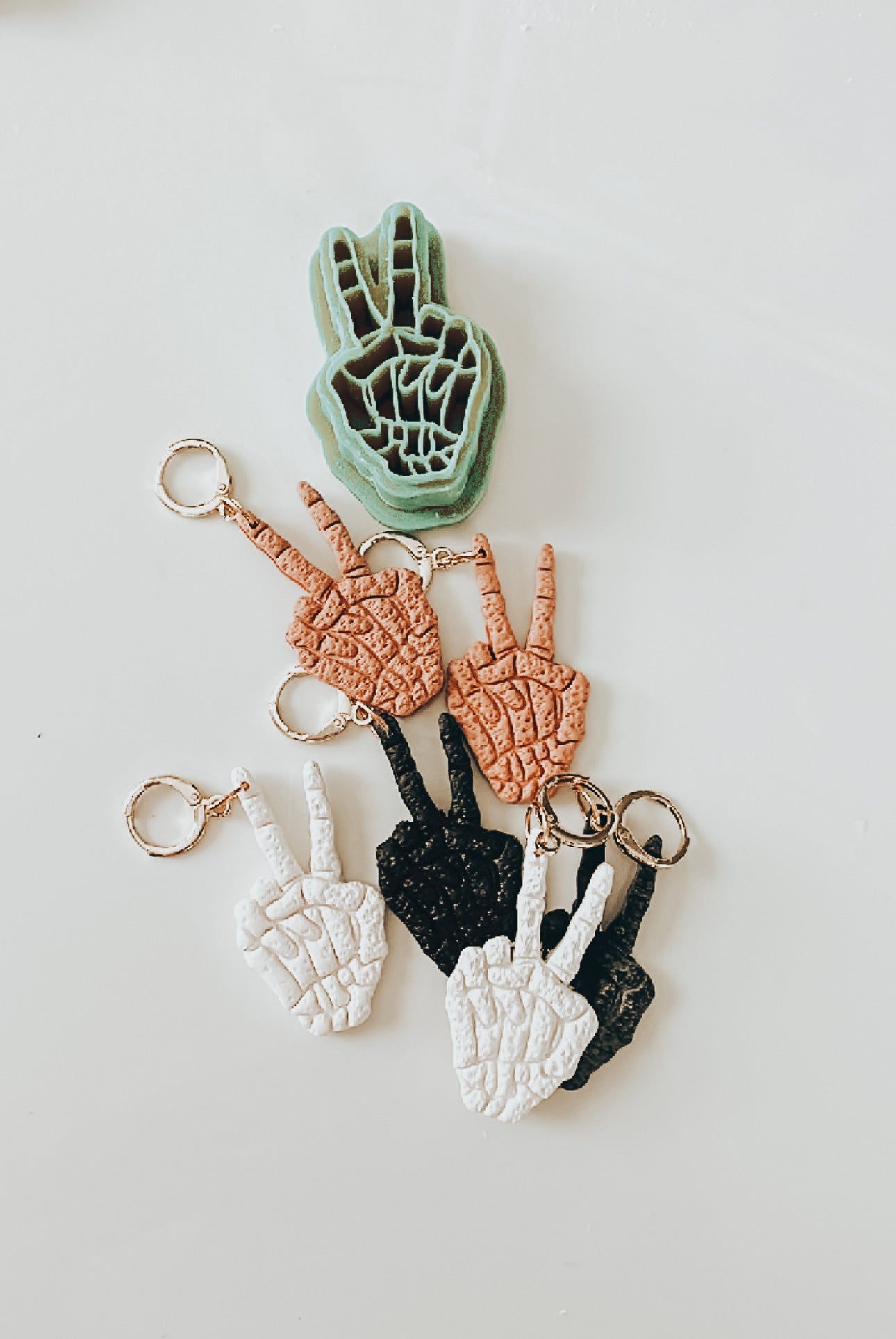 Skeleton Hand Clay Cutter 1.50 Inches