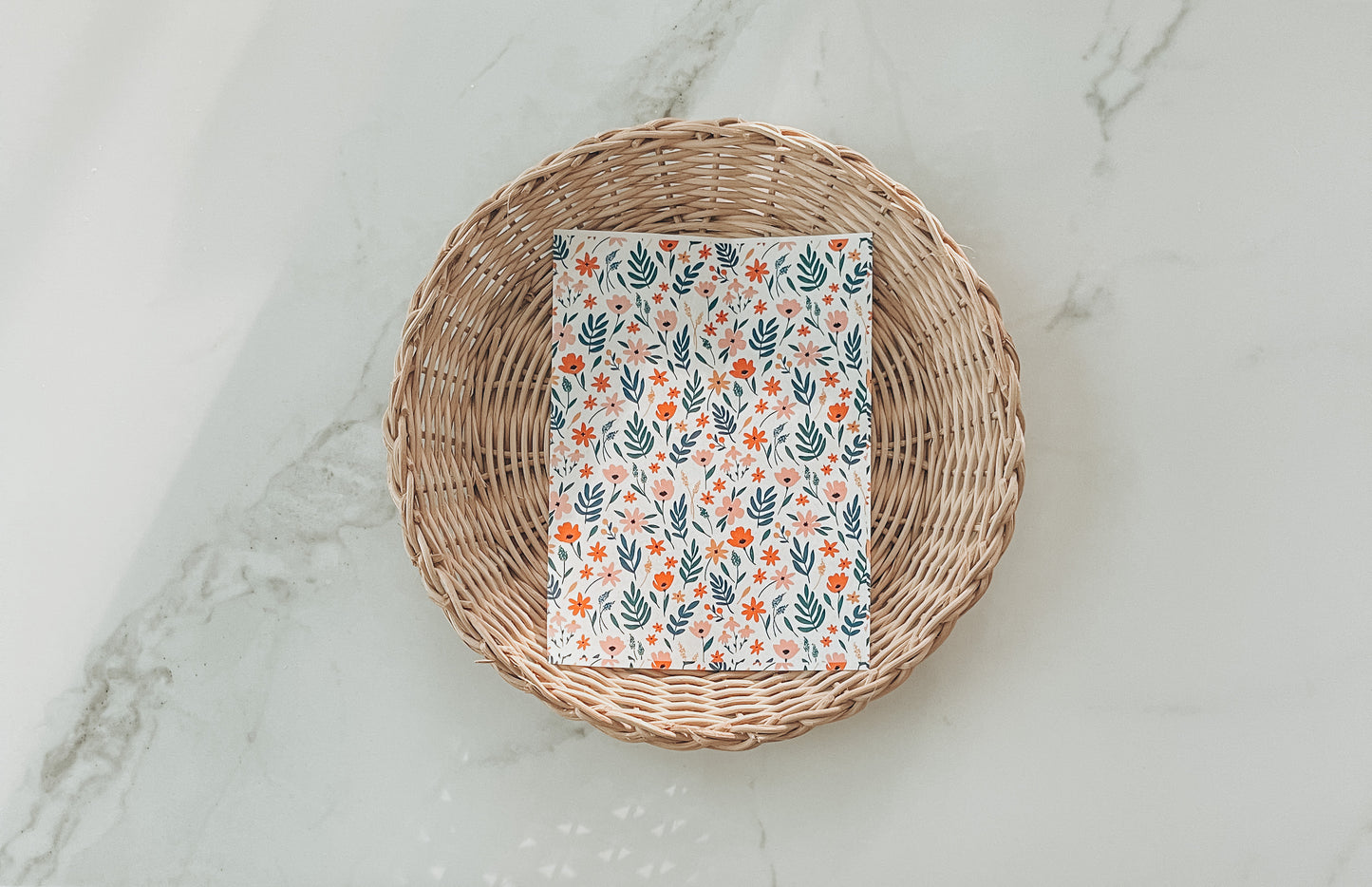 Transfer Paper 143 (Vibrant Floral Red & Pink)
