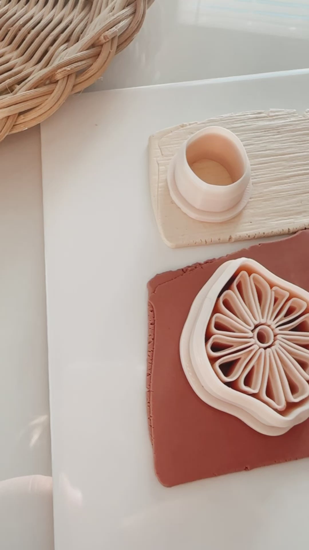 Mandarin Abstract Clay Cutter