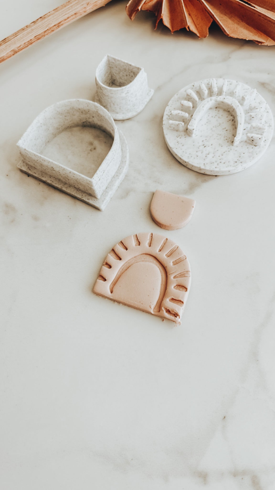 JACY - 3 PIece Clay Cutter Set and Stamp