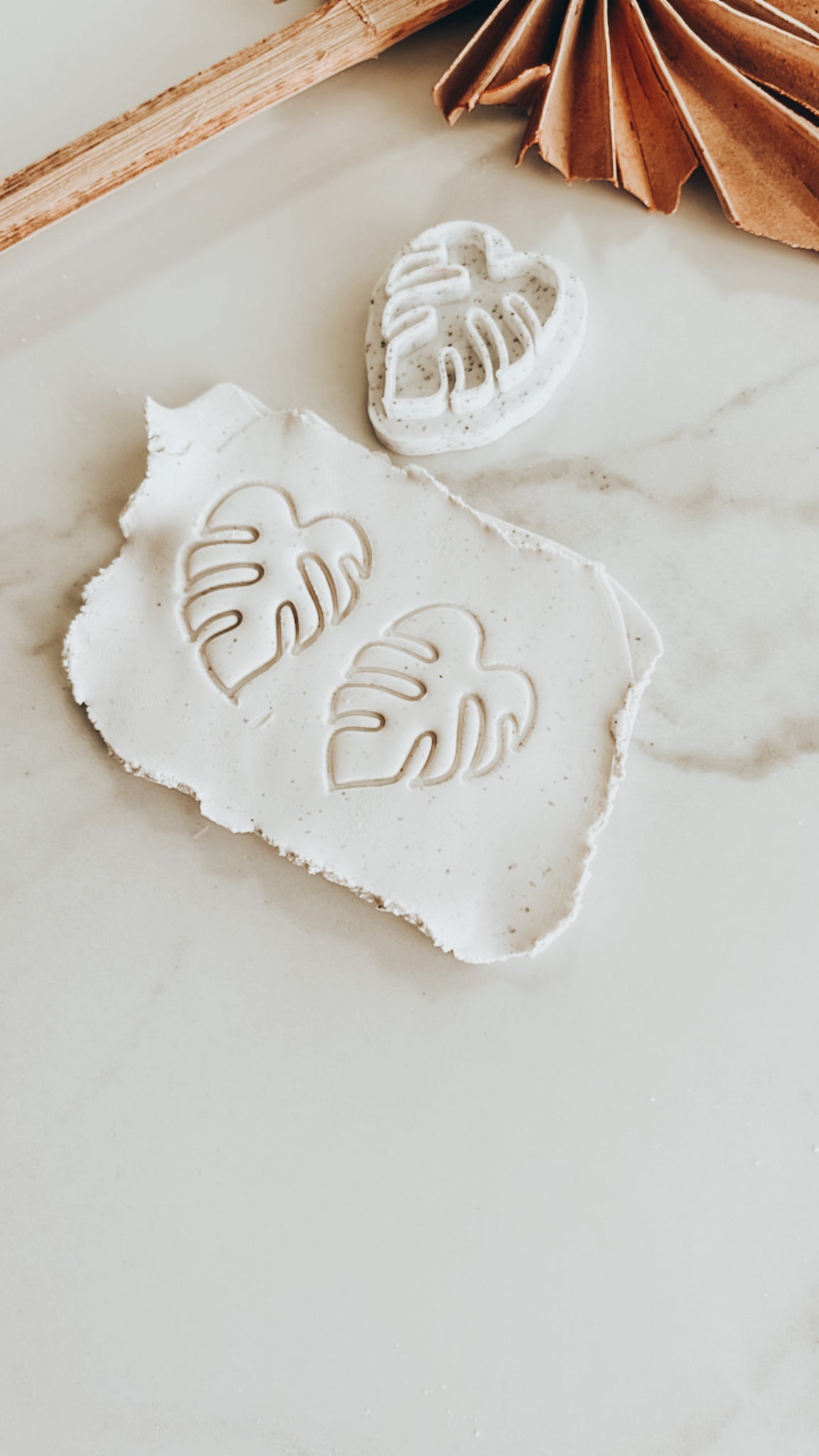 Monstera Clay Stamp