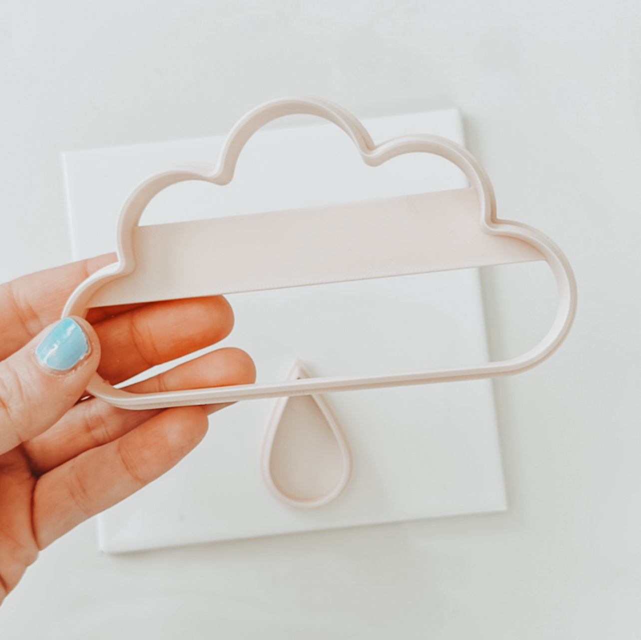 Happy Cloud &amp; Drop Wall Hanging Clay Cutter 2 Piece Set