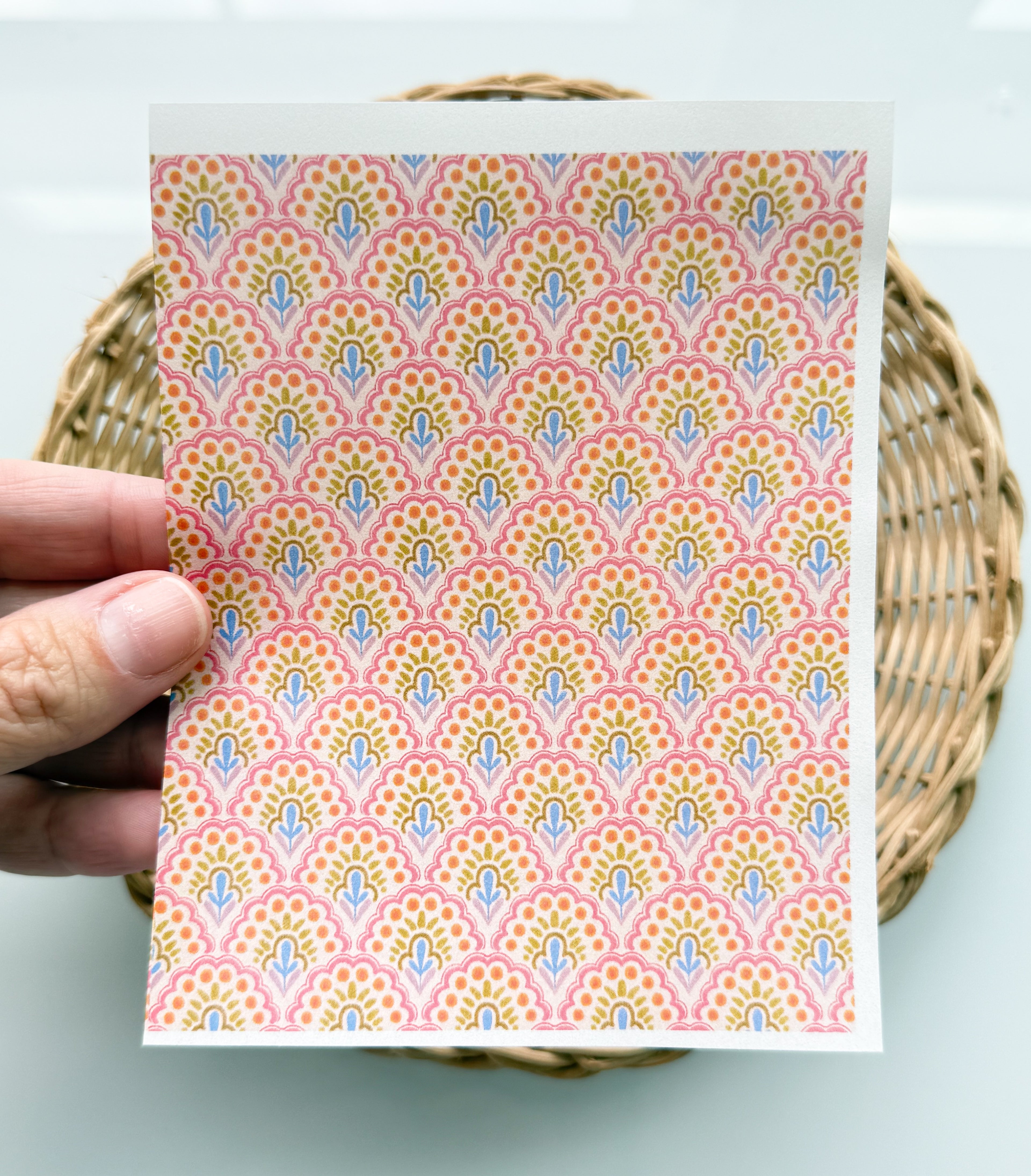 Summer Scallop 1 Transfer Paper