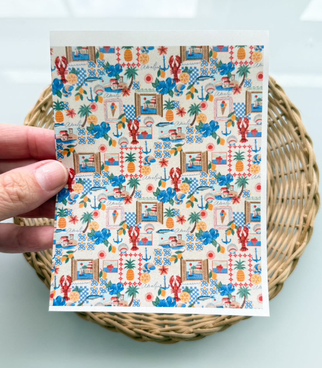 Lobster Blues Transfer Paper