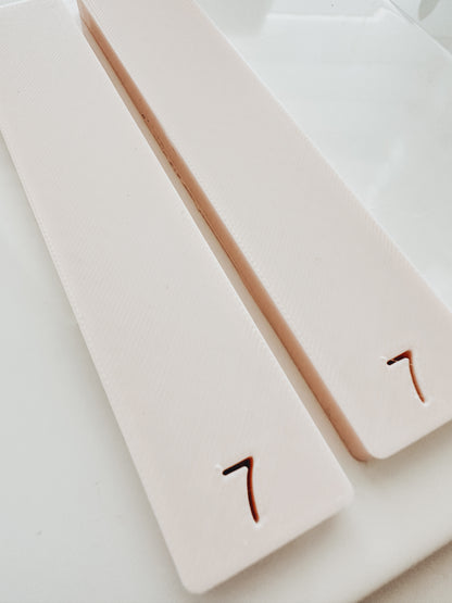 Set of 2 Thickness Guides For Clay Cutters