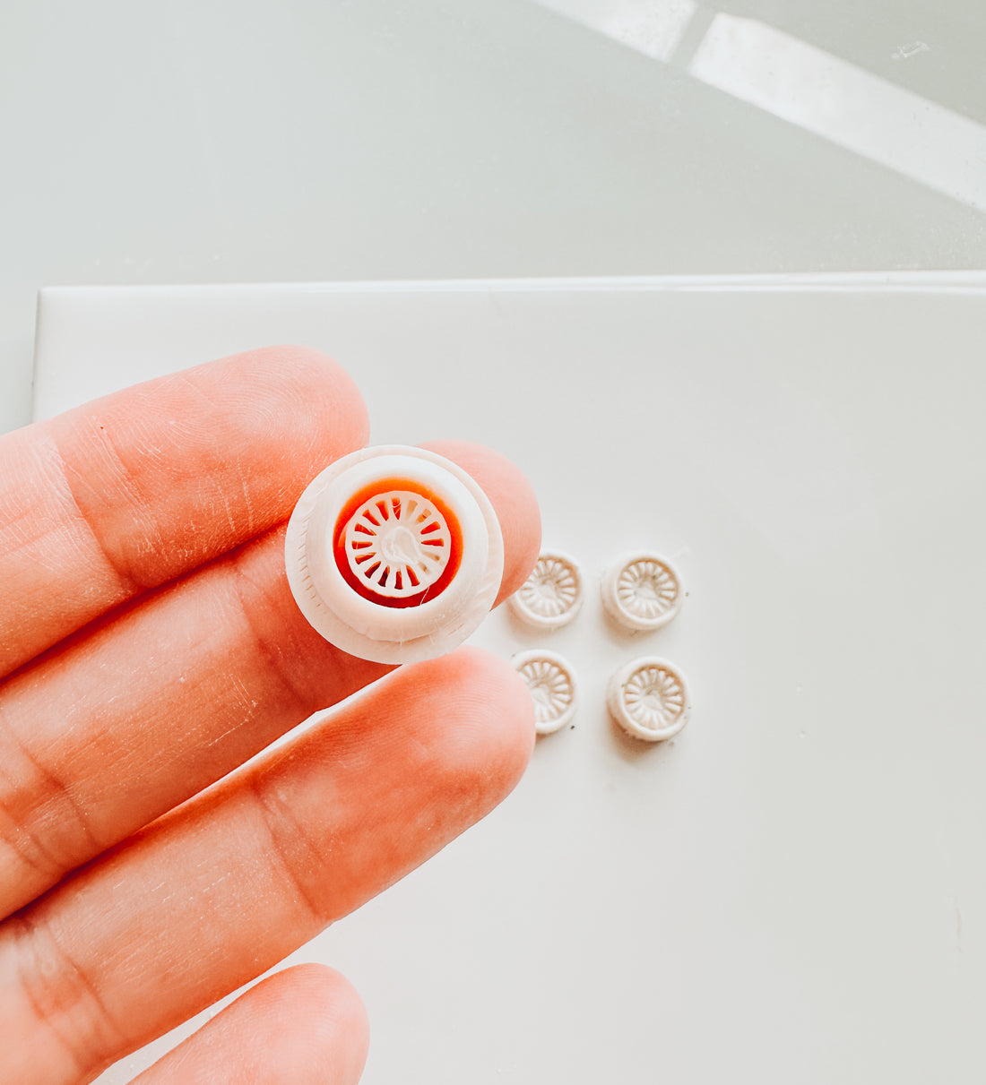 Autumn Sun Burst Stud Clay Cutter