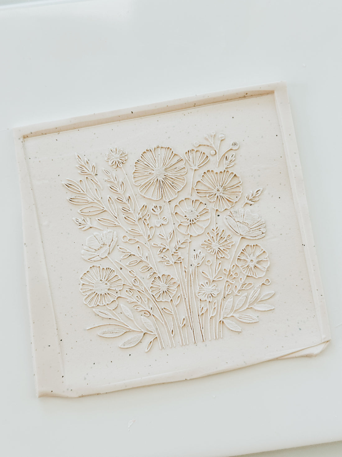 Flower Bouquet Clay Texture Mat