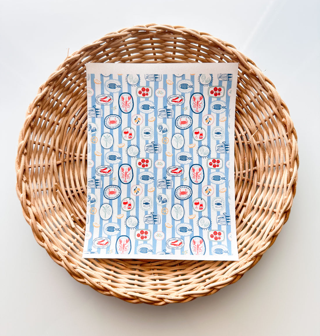 Summer 38 Coastal Stripes Transfer Paper