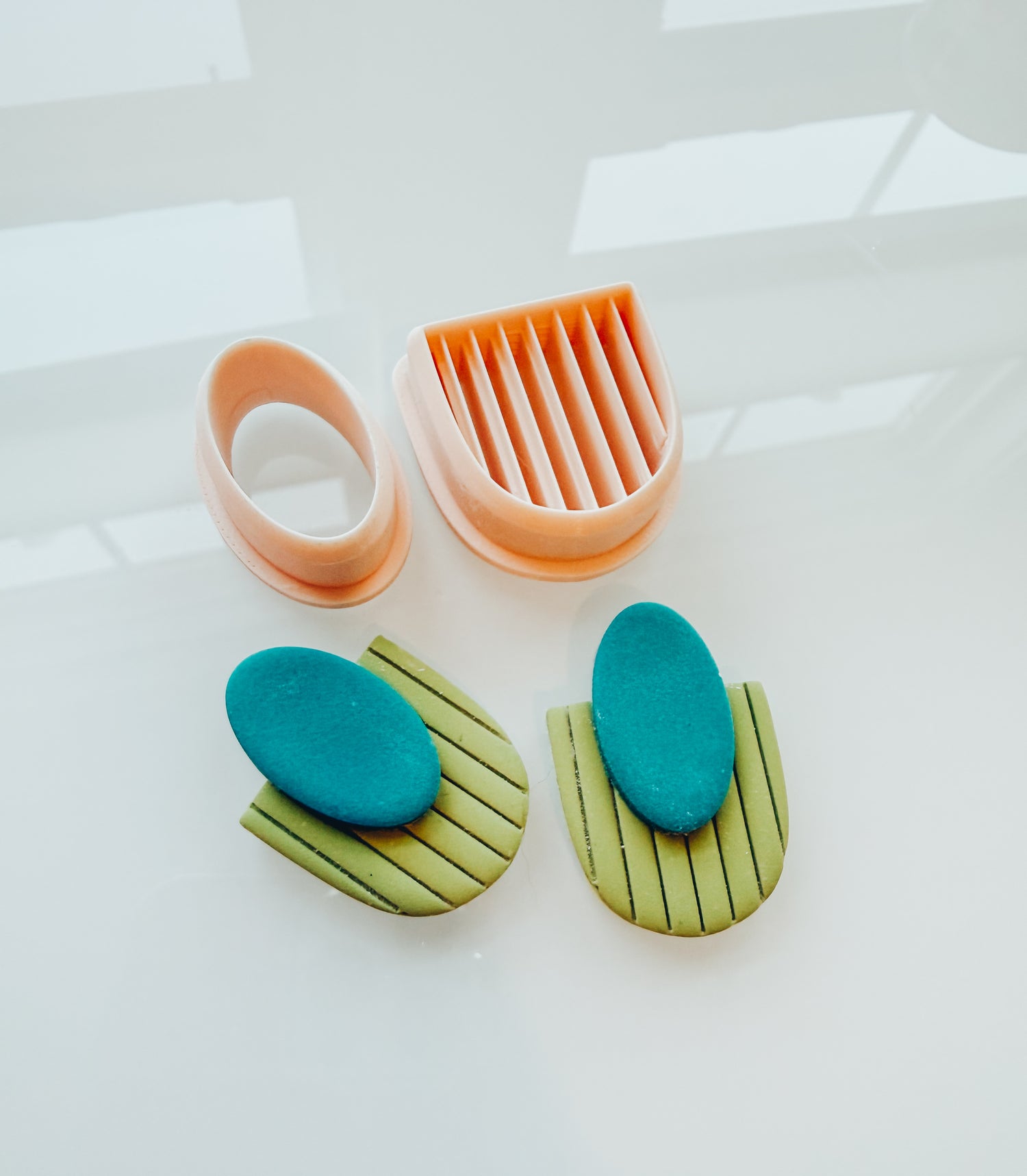 Clover 2 Piece Clay Earring Cutter Set
