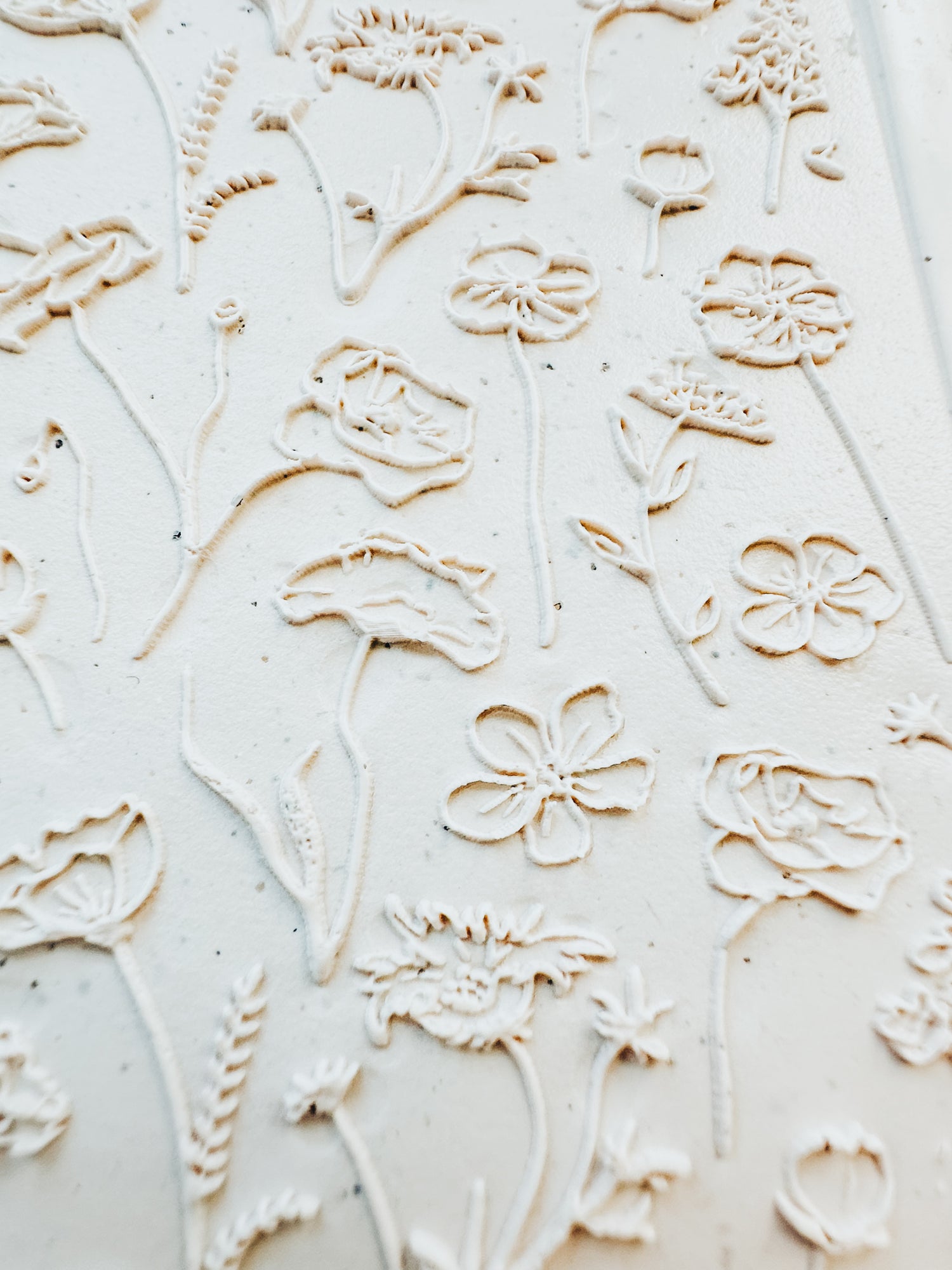 Garden Stems Clay Texture Mat