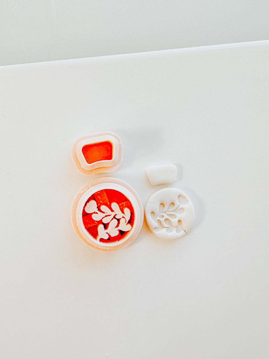 Mini stem Flower Clay Cutter set