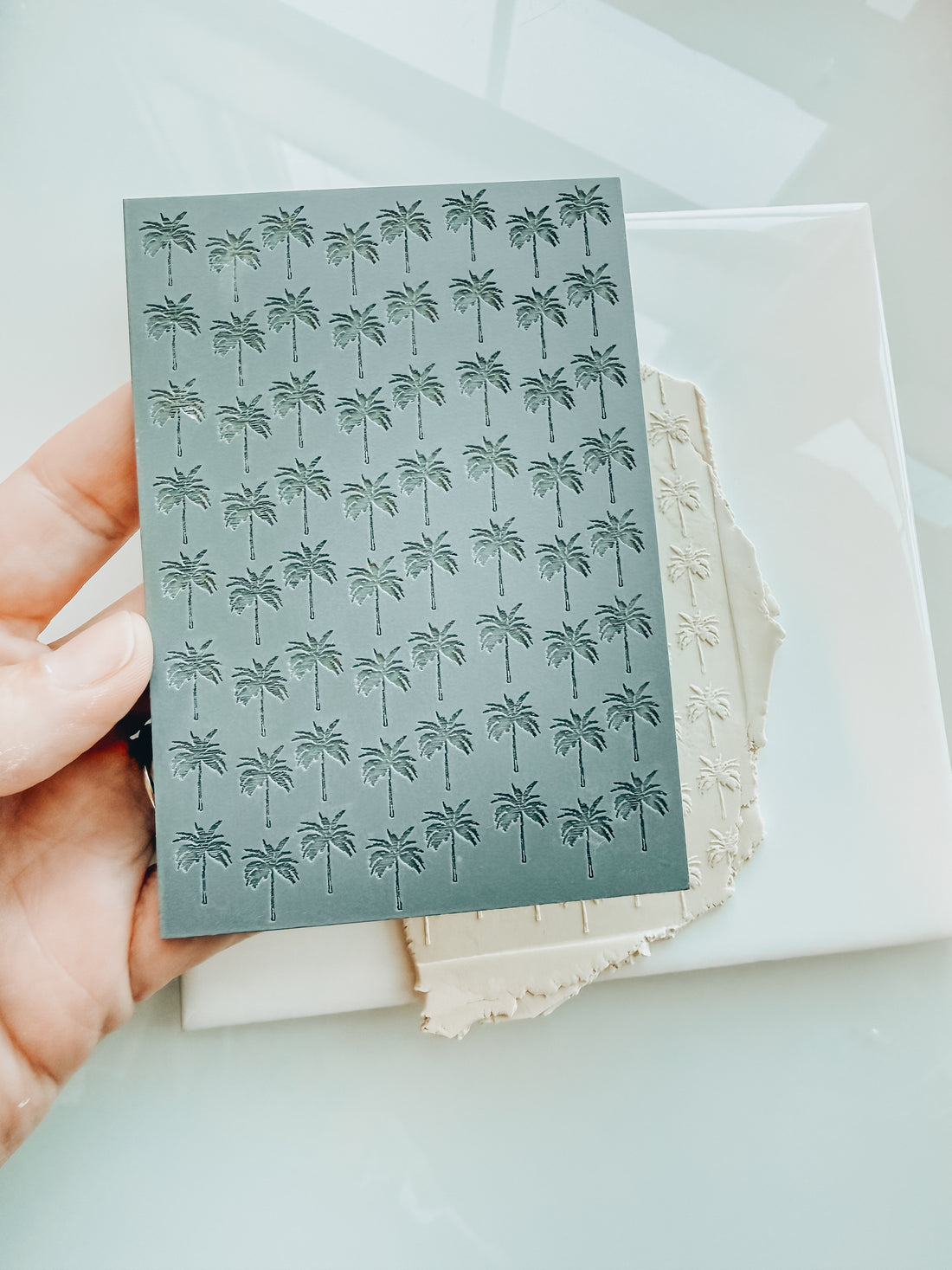 West Coast Palm Clay Texture Mat