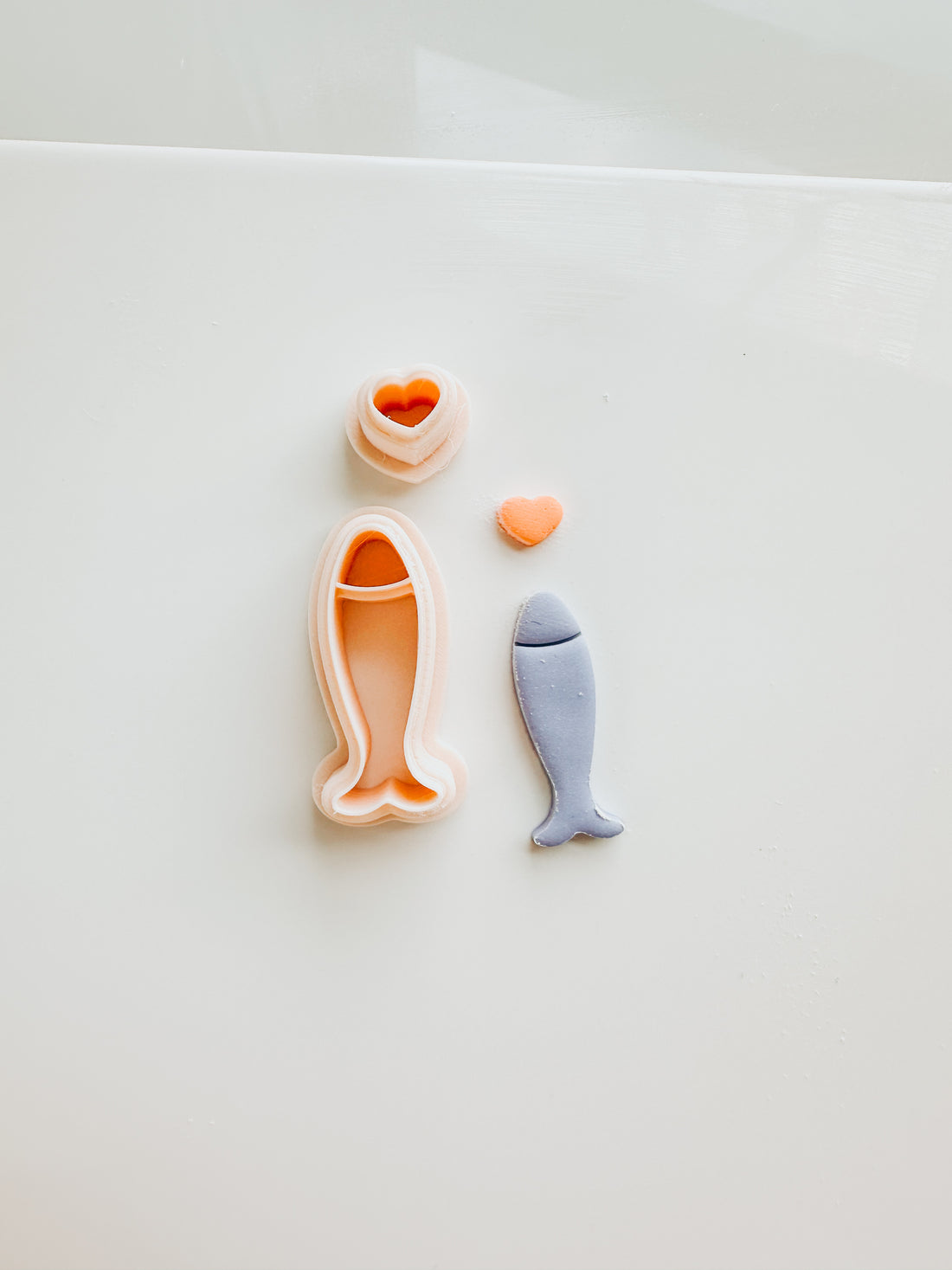 Sardine & Heart Set 2 Clay Cutter