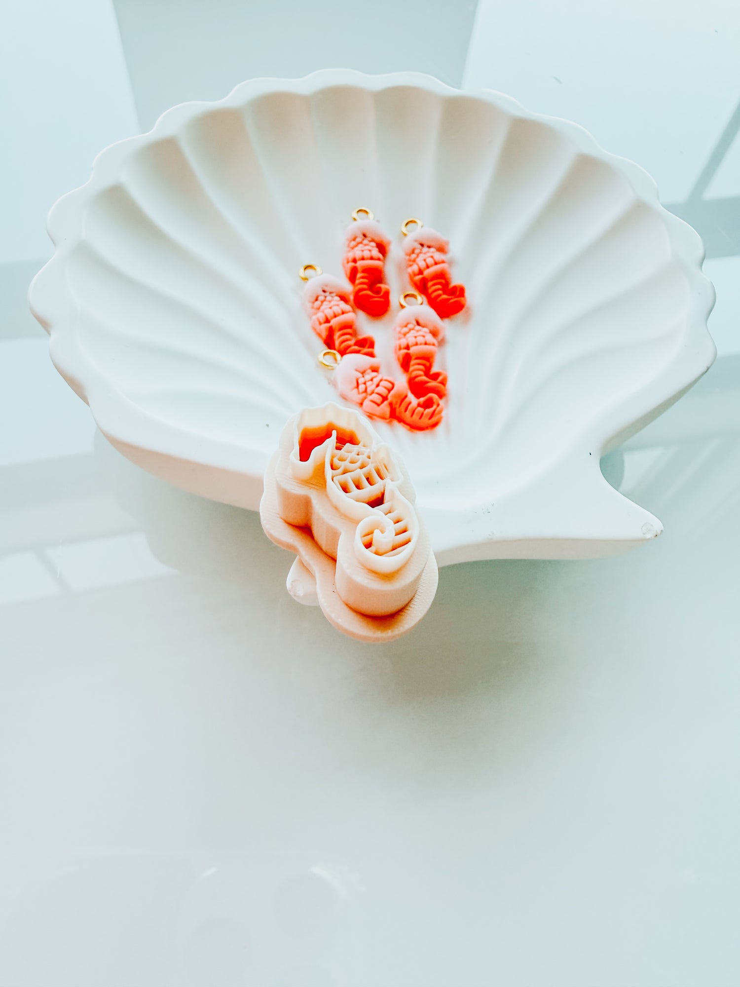 Mini Salty Seahorse Clay Charm Cutter
