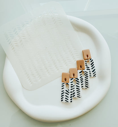 Herringbone Stencil