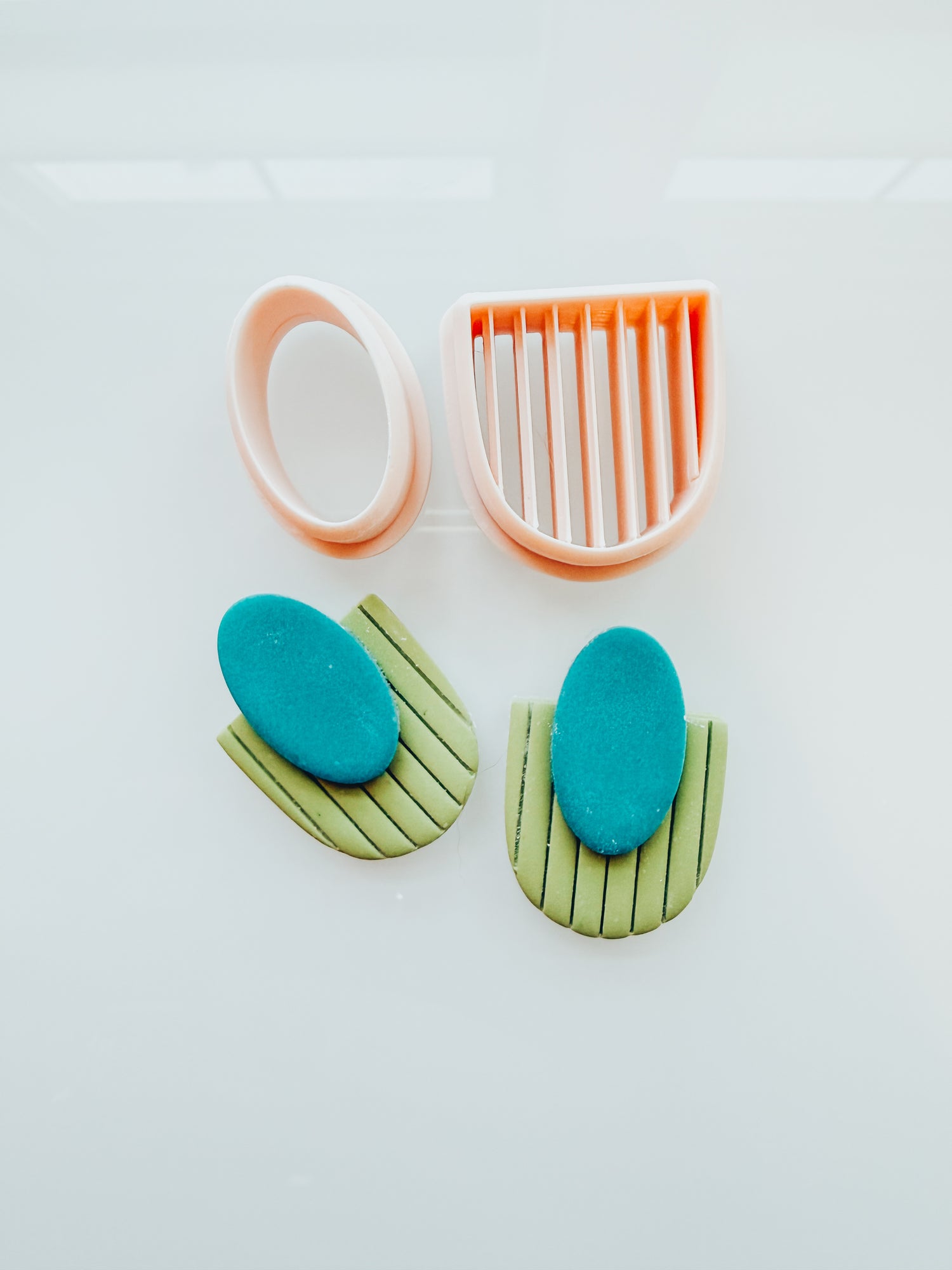 Clover 2 Piece Clay Earring Cutter Set