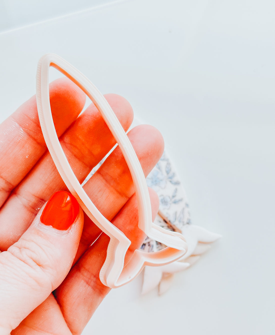 Sardine Outline Key Chain (or small bookmark - add transfer papers!) Clay Cutter