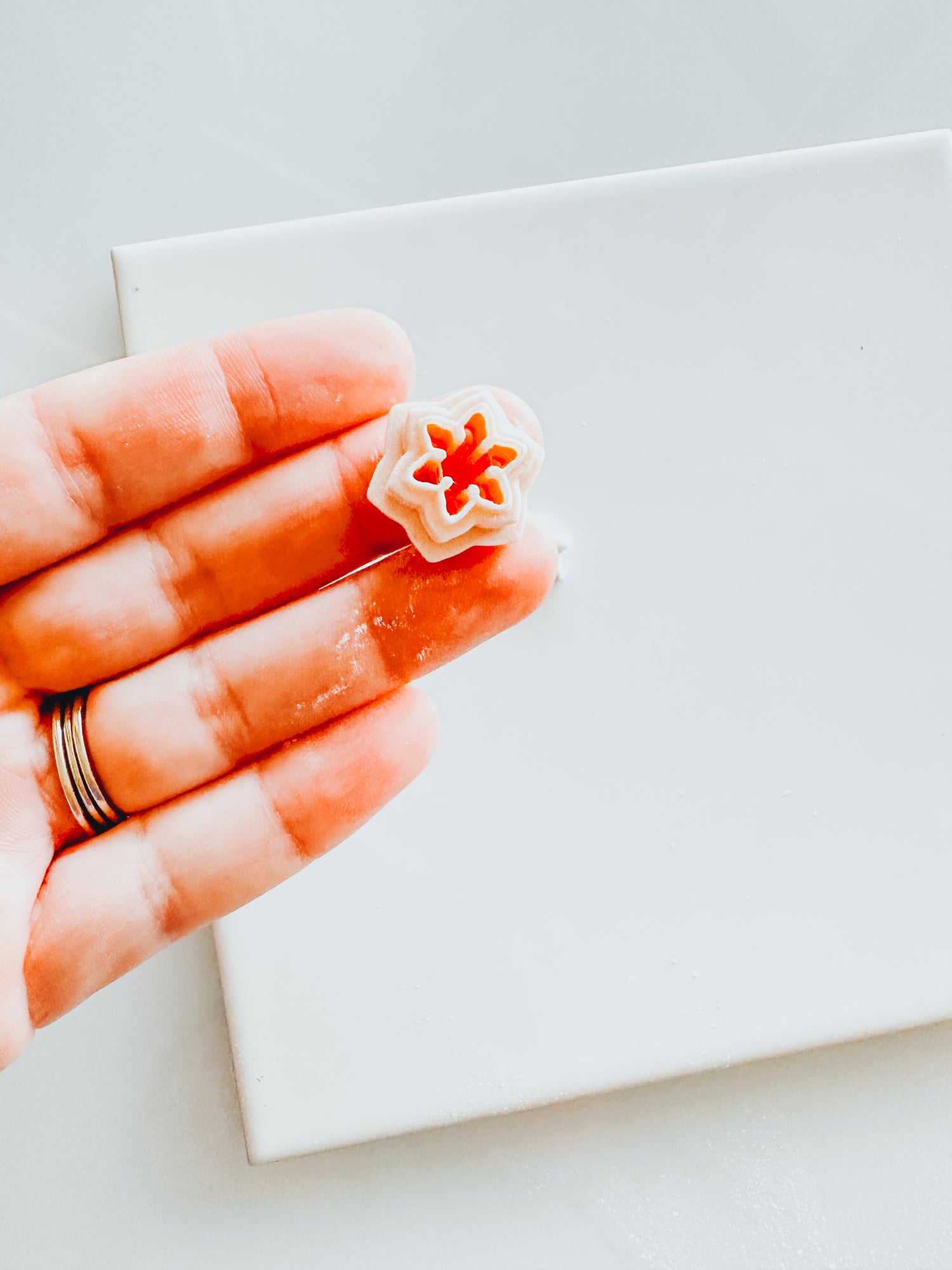 Snow Flake Clay Cutter