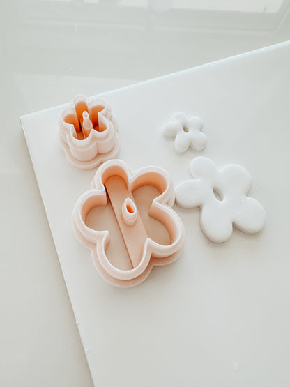 Jasmine Flower Clay Cutter 2 Piece Set