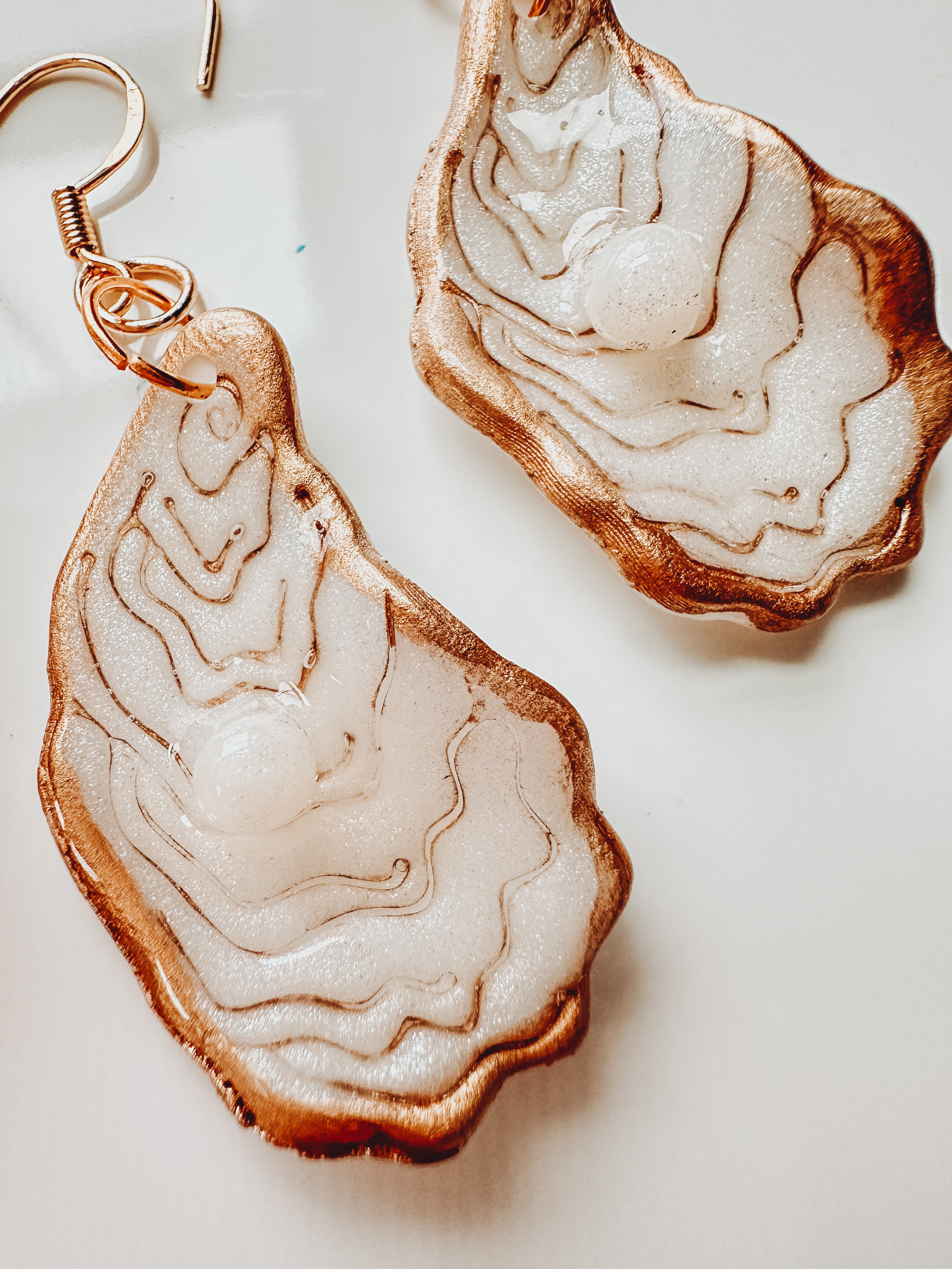 Oyster Shell Embossed Clay Cutter