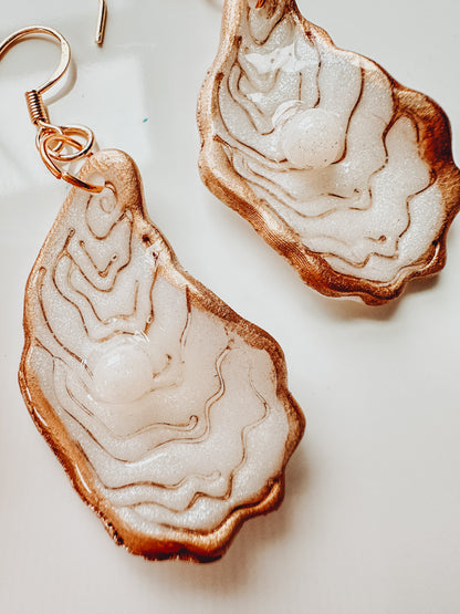 Oyster Shell Embossed Clay Cutter