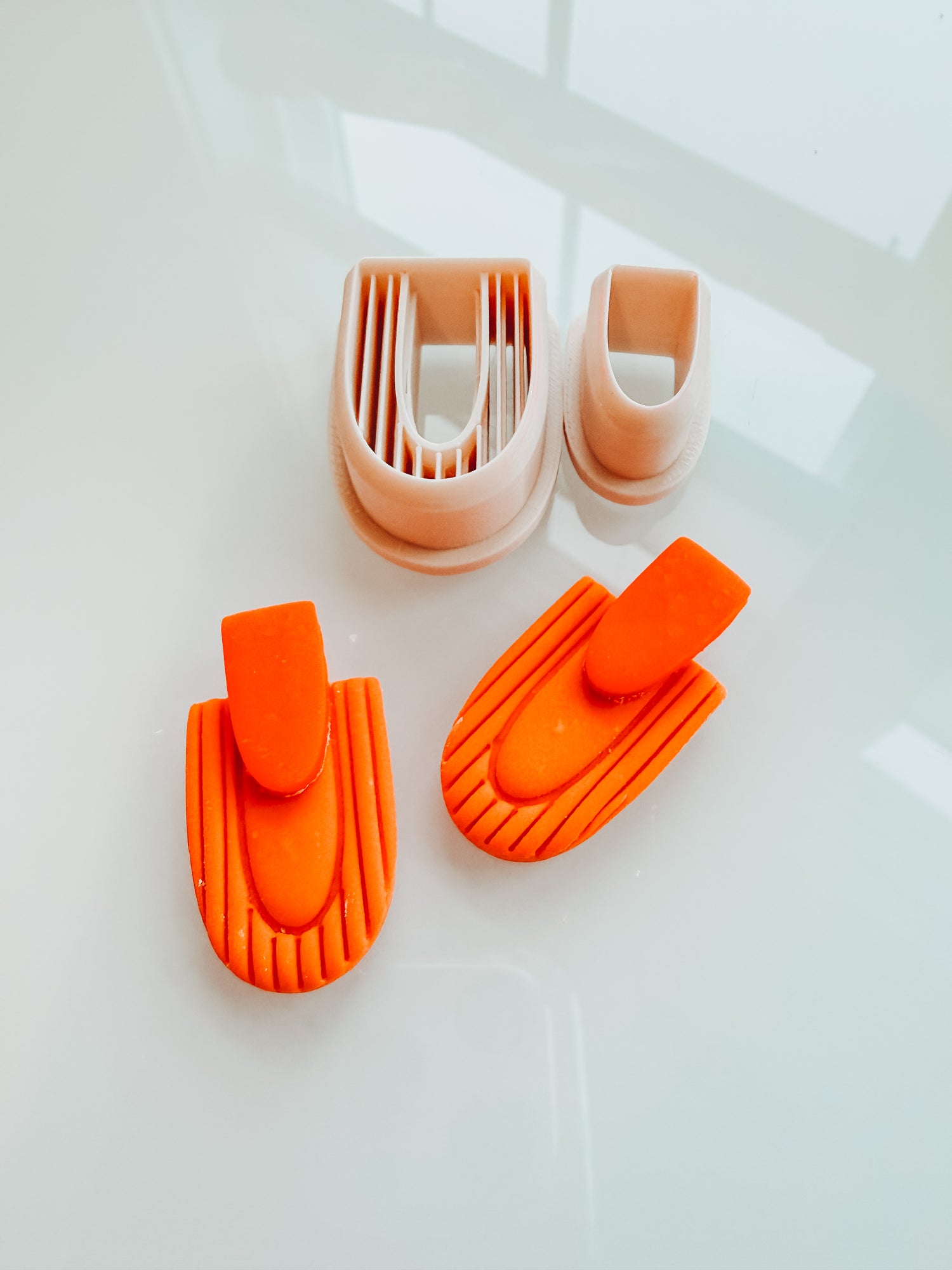 Rosie Cutout Ribbed 2 Piece Clay Earring Cutter Set