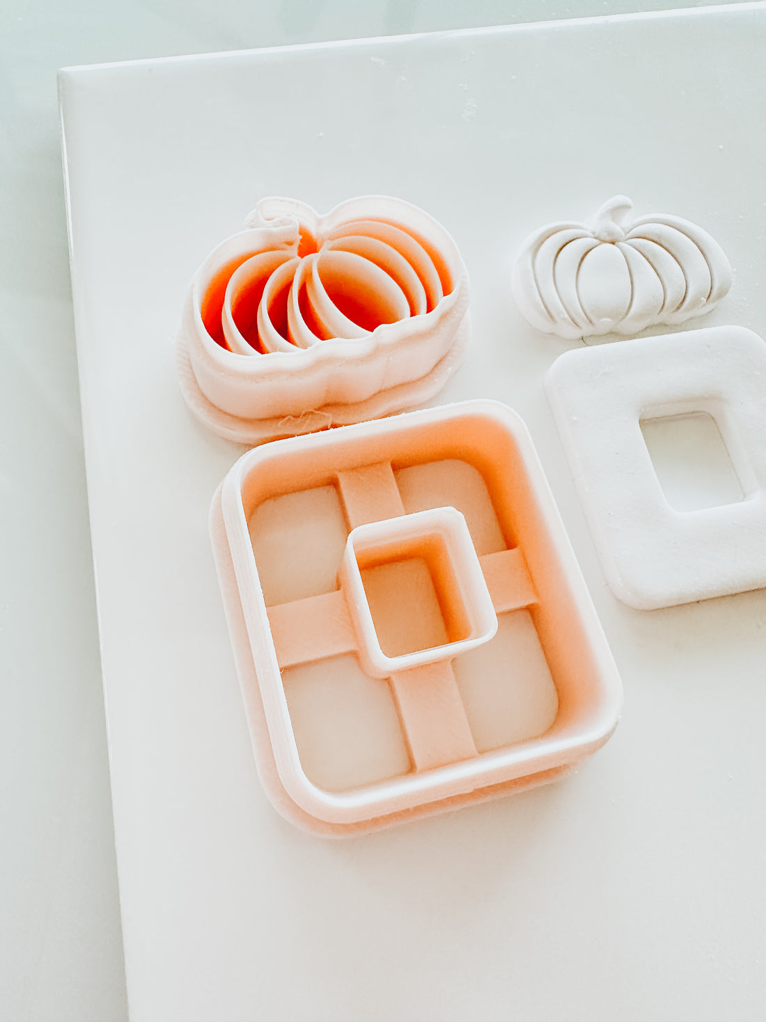 Pumpkin &amp; Square Clay Cutter Set