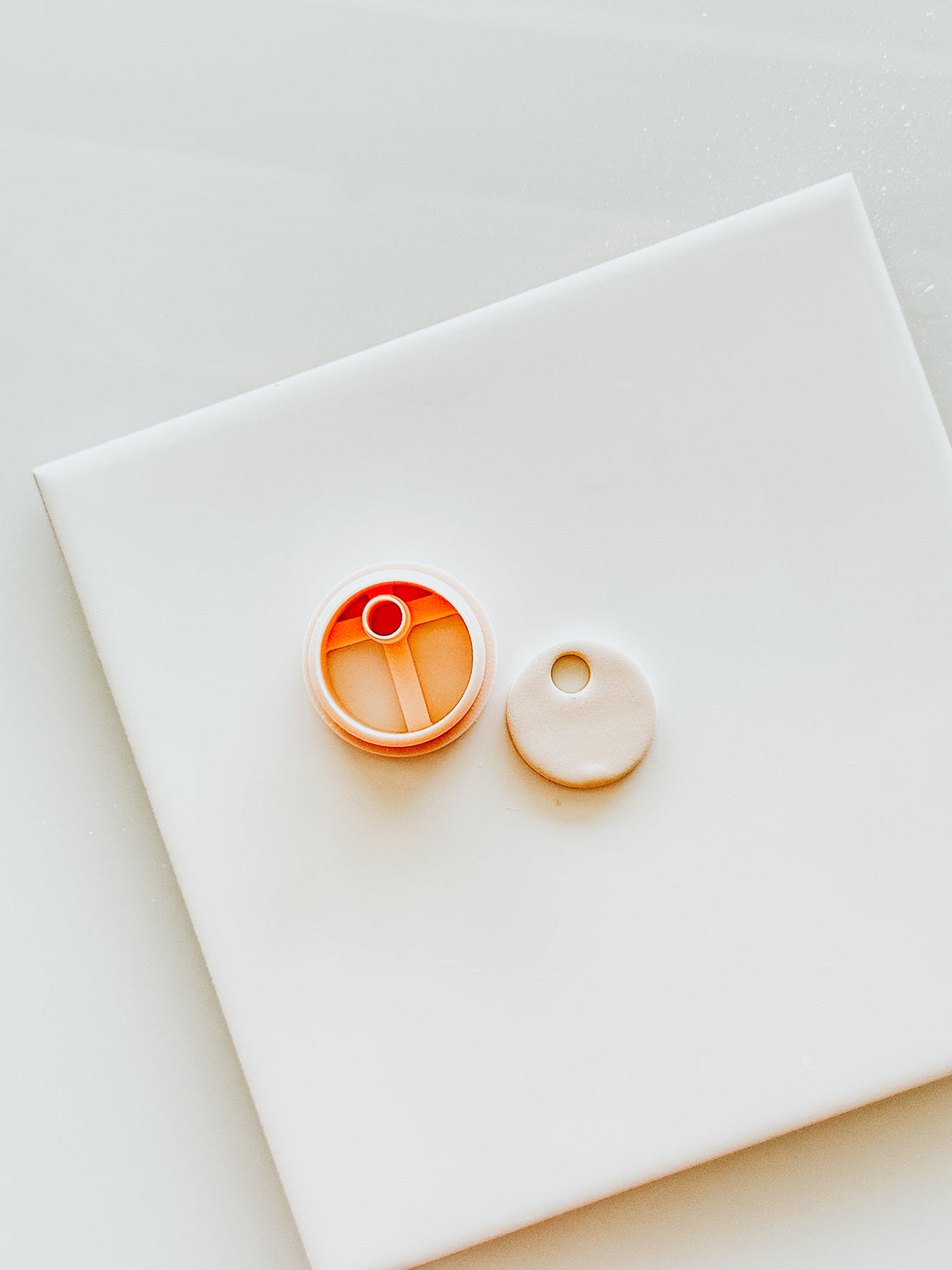 Basic Circle Cutout Clay Earring Cutter