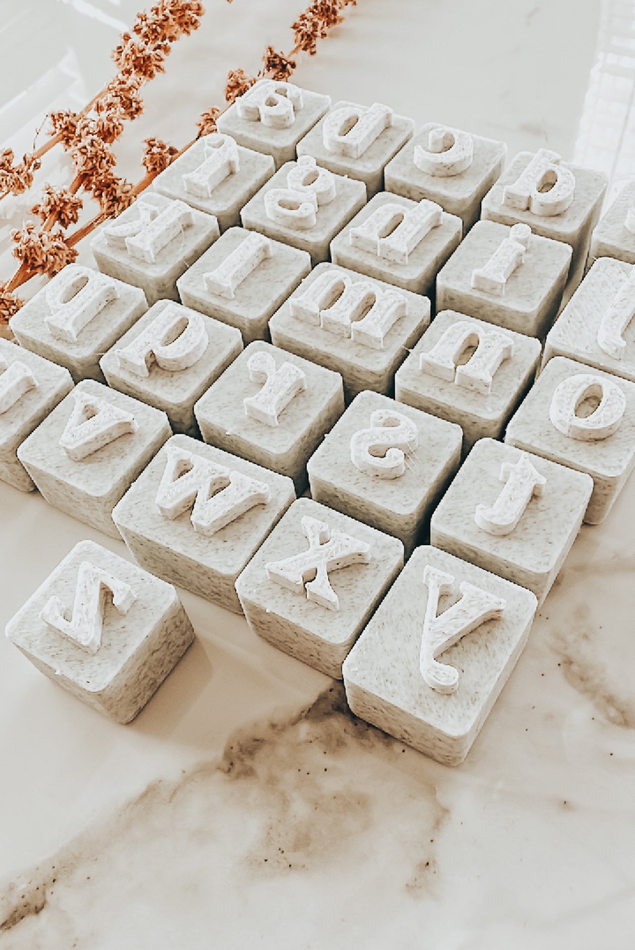 Boho Letter Stamps - 0.50"
