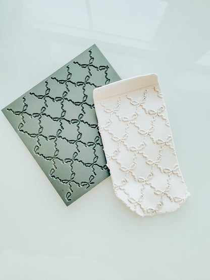 Ribbon Bows Texture Mat