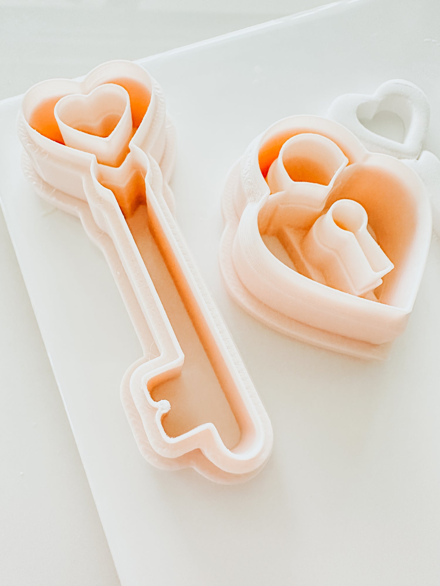 Lock &amp; Key Two Piece Clay Cutter Set