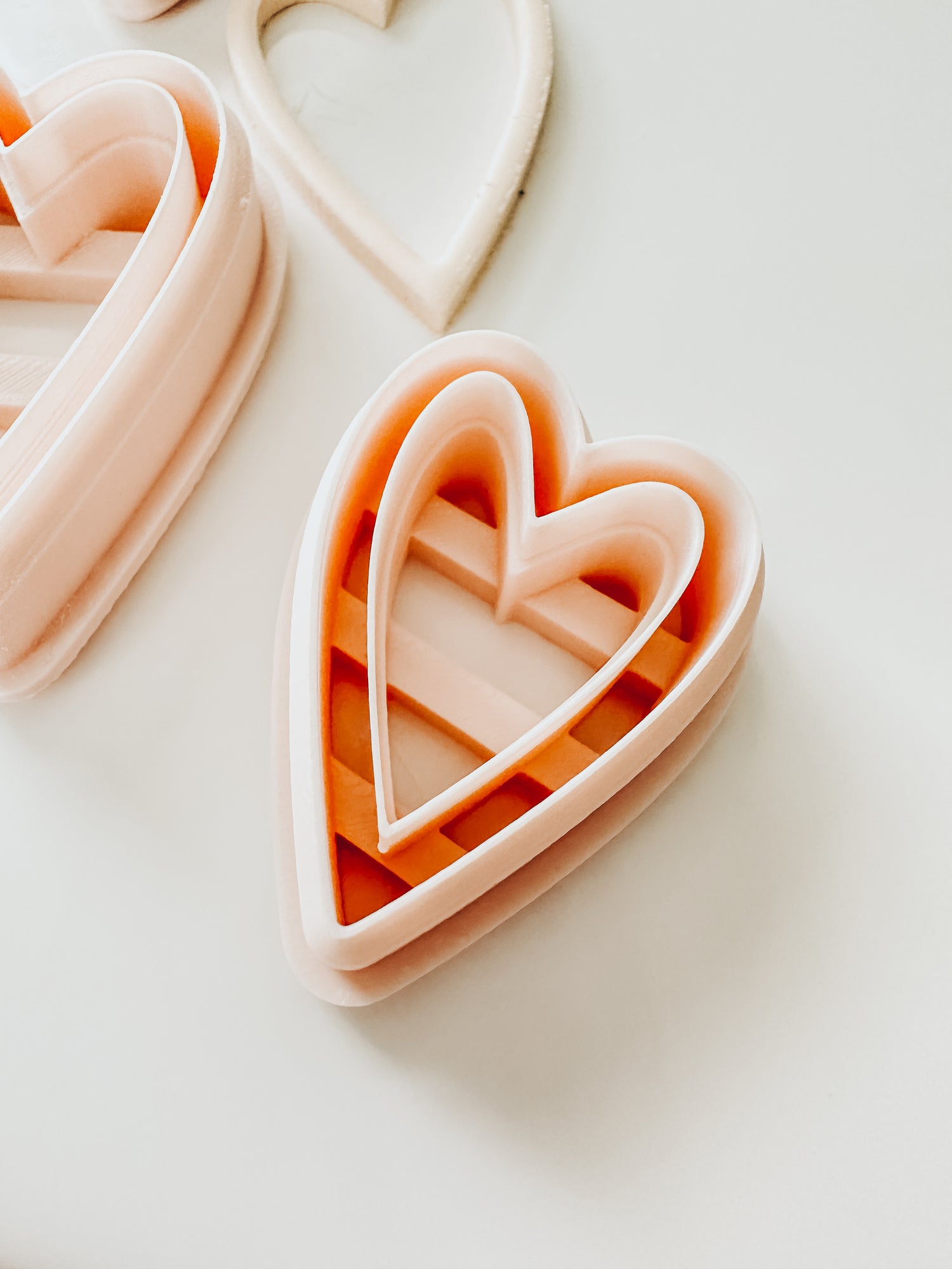 Skinny Heart Clay Cutters