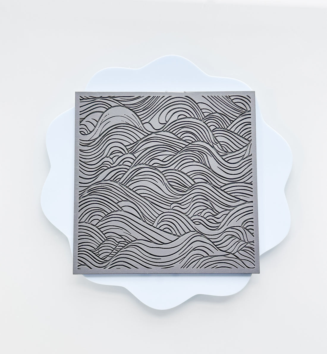 Coastal Waves Clay Texture Mat