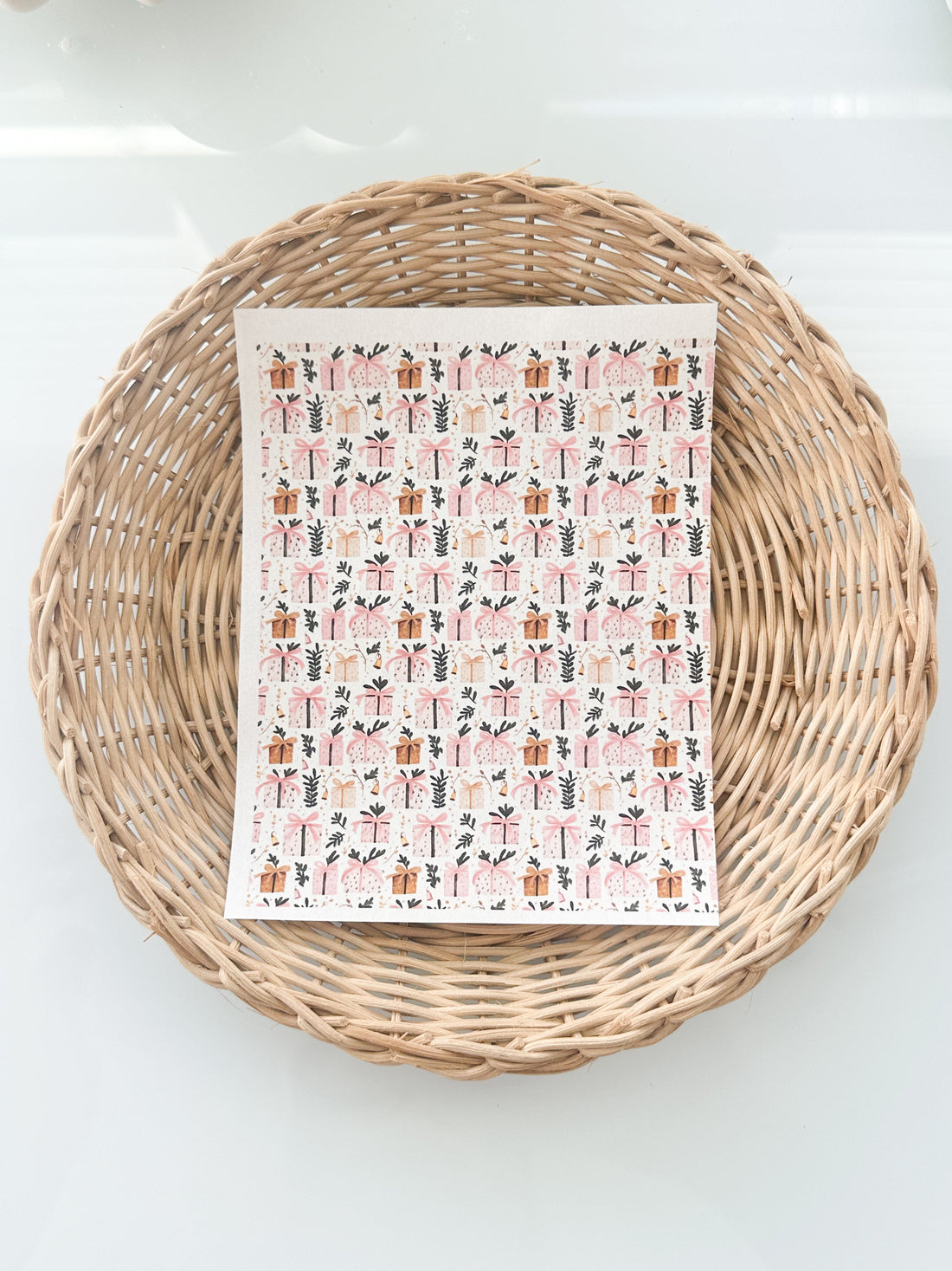 349 Boho Presents &amp; Stems Transfer Paper