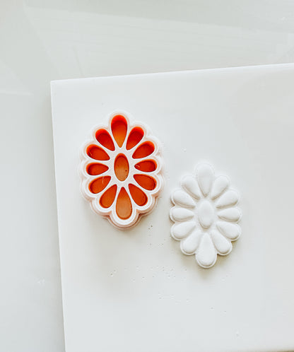 Marigold Blossom Embossed Clay Cutter