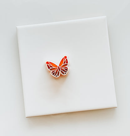 Butterfly Embossed Clay Earring Cutter