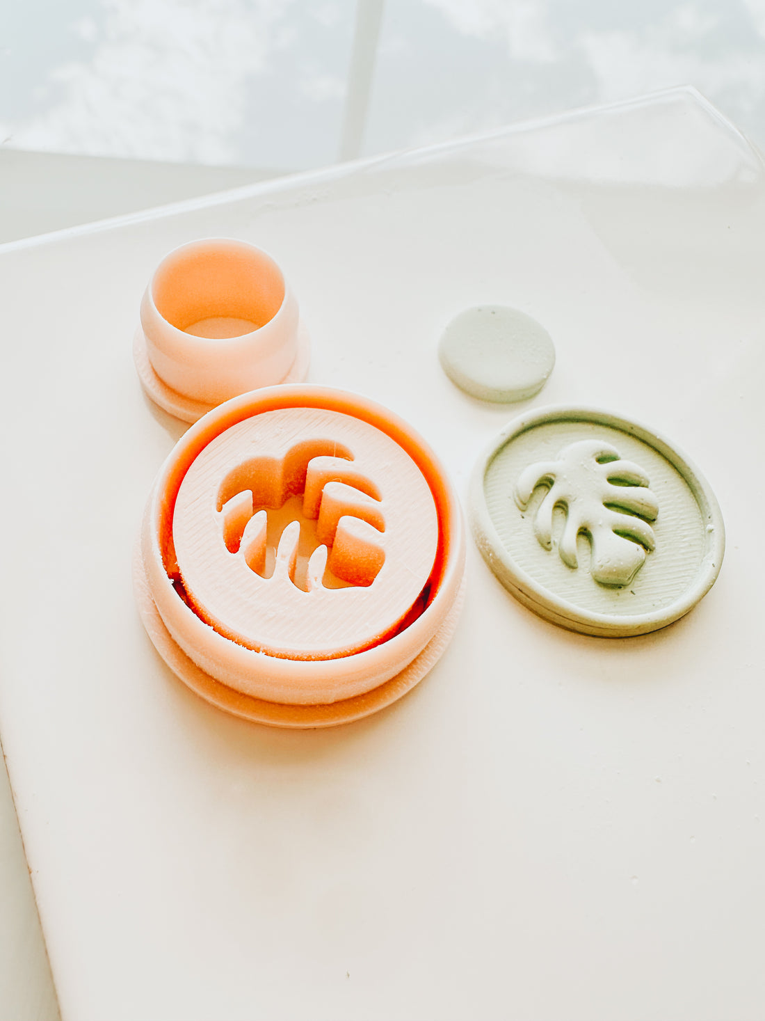 Full Press Monstera Set Clay Cutter
